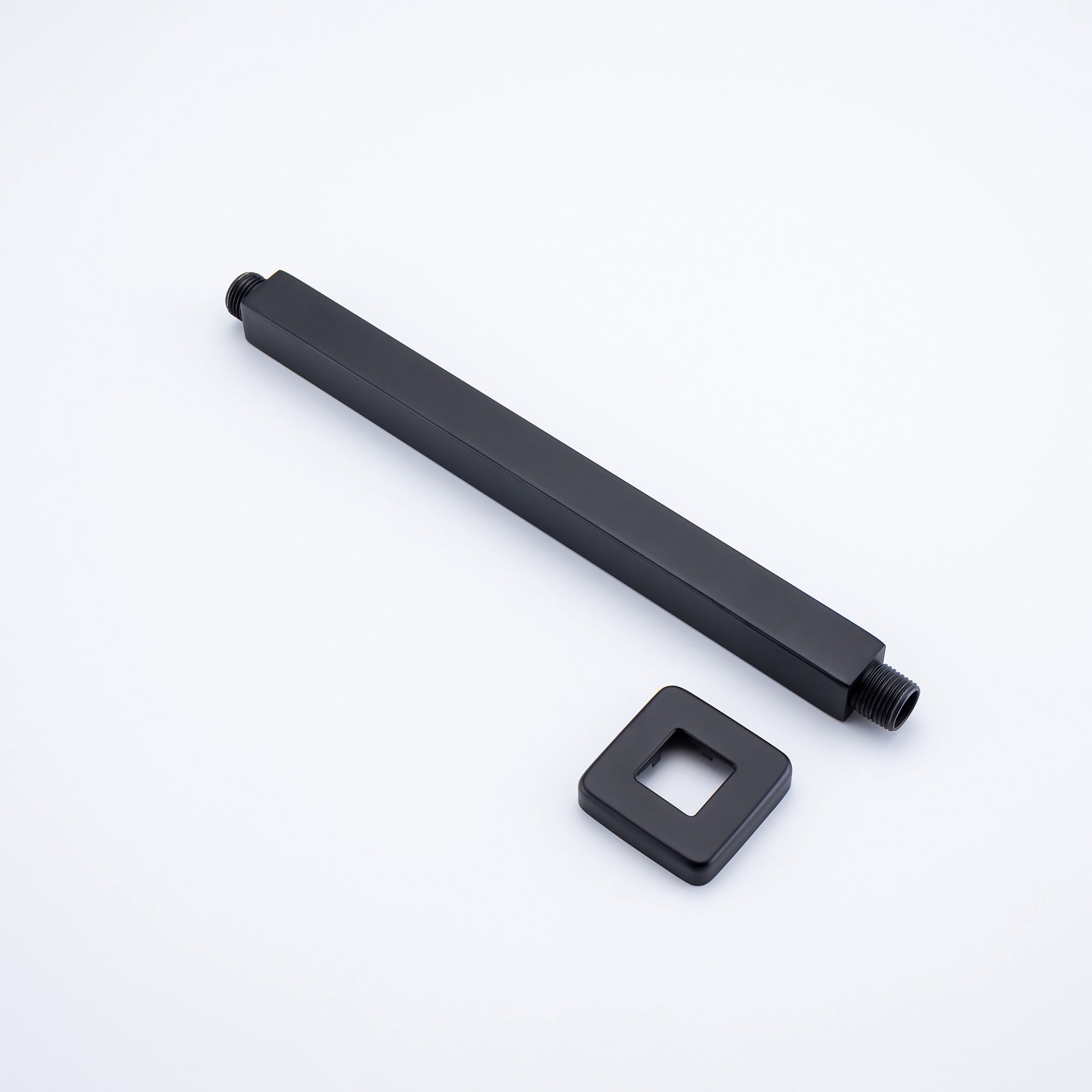 12" Square Ceiling-Mount Shower Arm with Flange