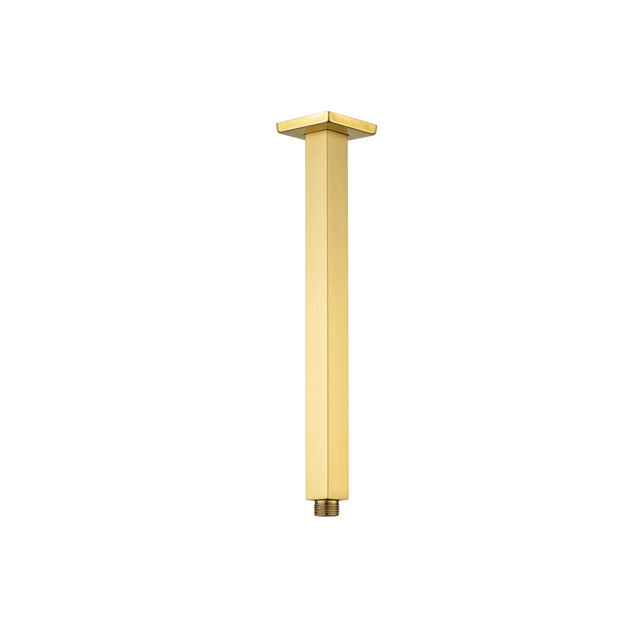 12" Square Ceiling-Mount Shower Arm with Flange