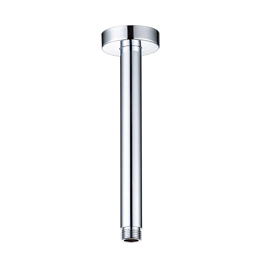 RAINLEX 8 in. Round Ceiling-Mount Shower Arm with Flange