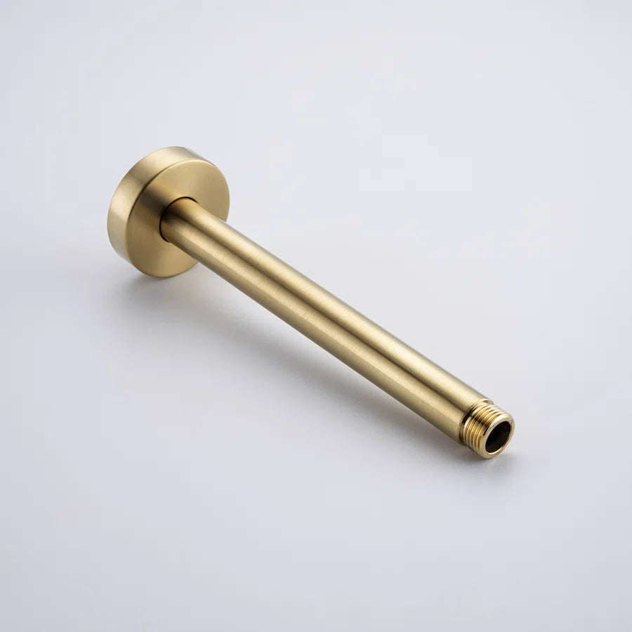 RAINLEX 8 in. Round Ceiling-Mount Shower Arm with Flange