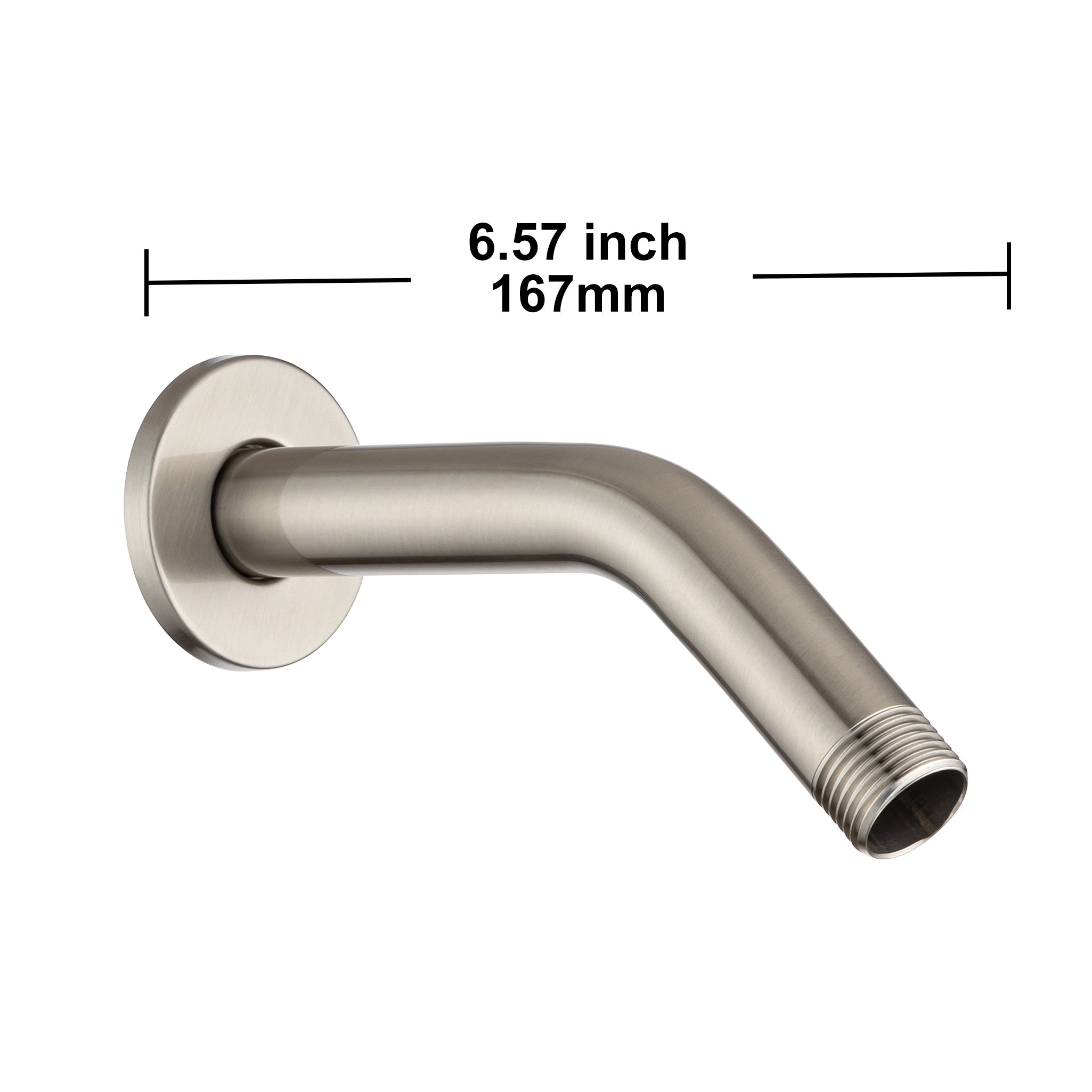 6.5 Inch Wall Mounted Shower Arm With Flange L5 (Canada Only)