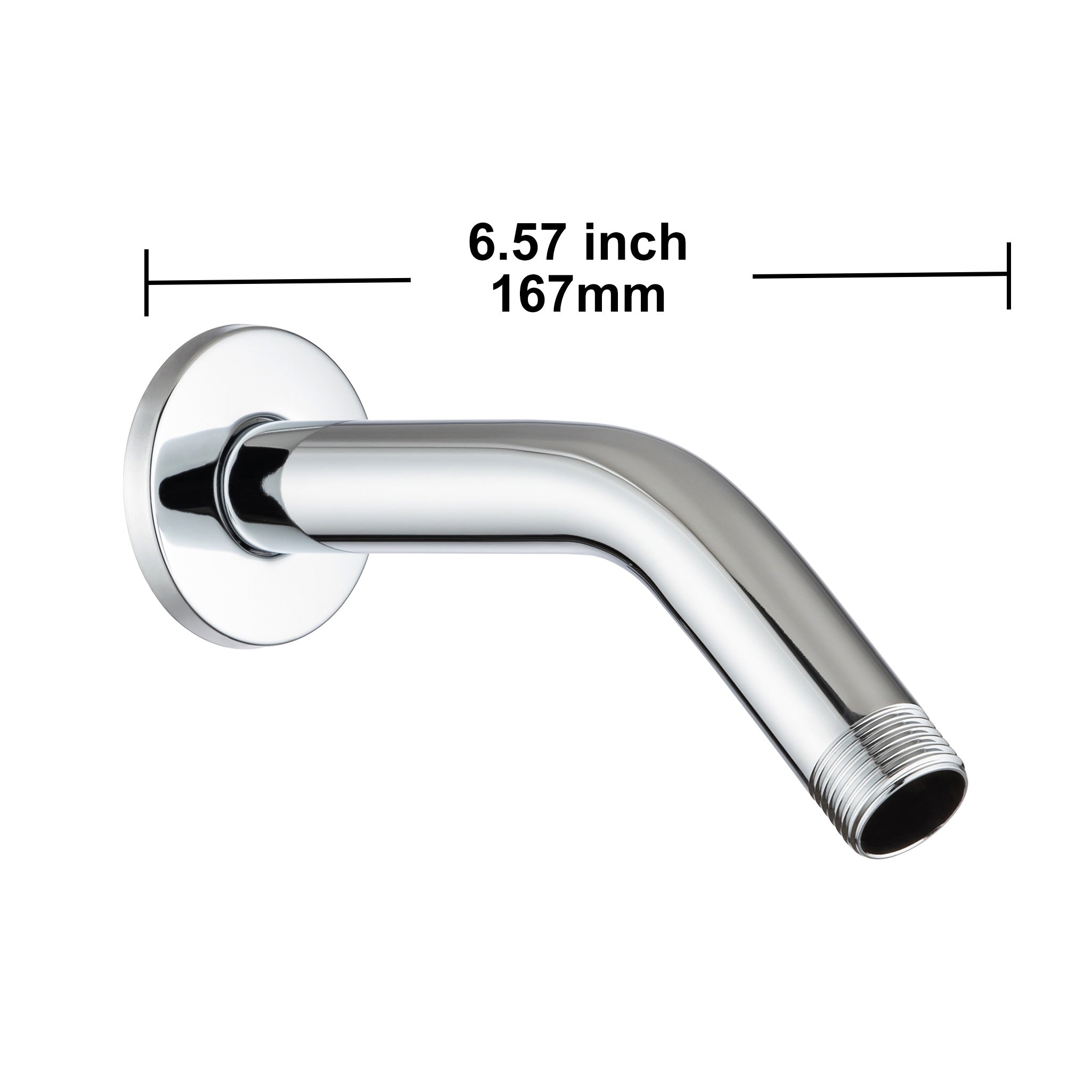 6.5 Inch Wall Mounted Shower Arm With Flange L5 (Canada Only)