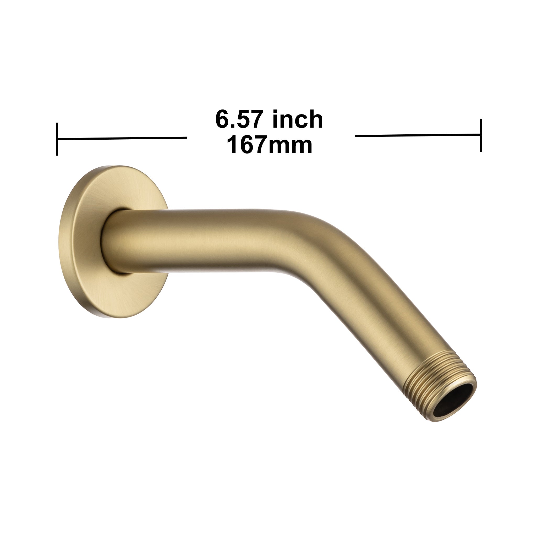 6.5 Inch Wall Mounted Shower Arm With Flange L5 (Canada Only)