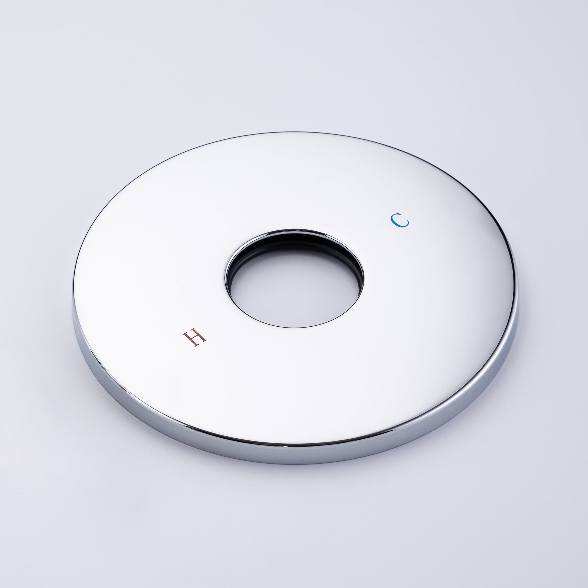 Single-Function Round Shower Valve Trim Plate (M3)