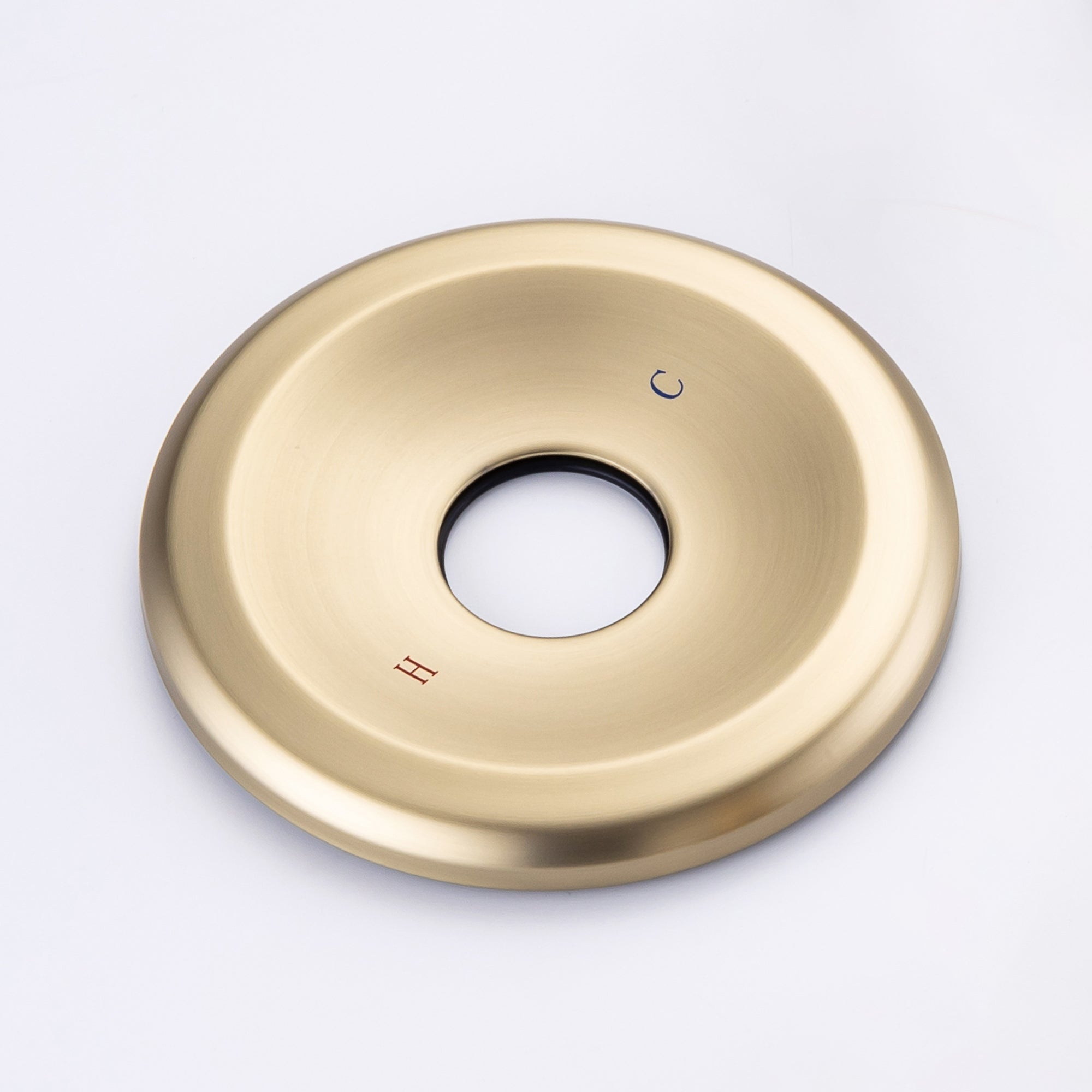 Single-Function Round Shower Valve Trim Plate