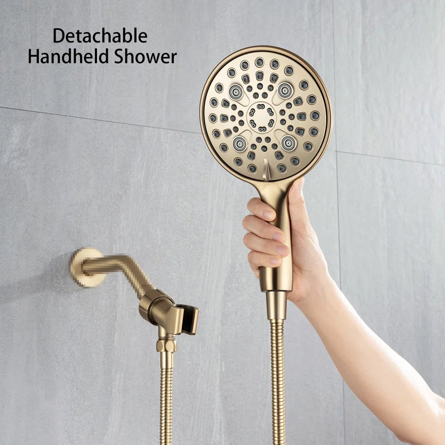 Multi-Function Air-Powered Handheld Shower Head