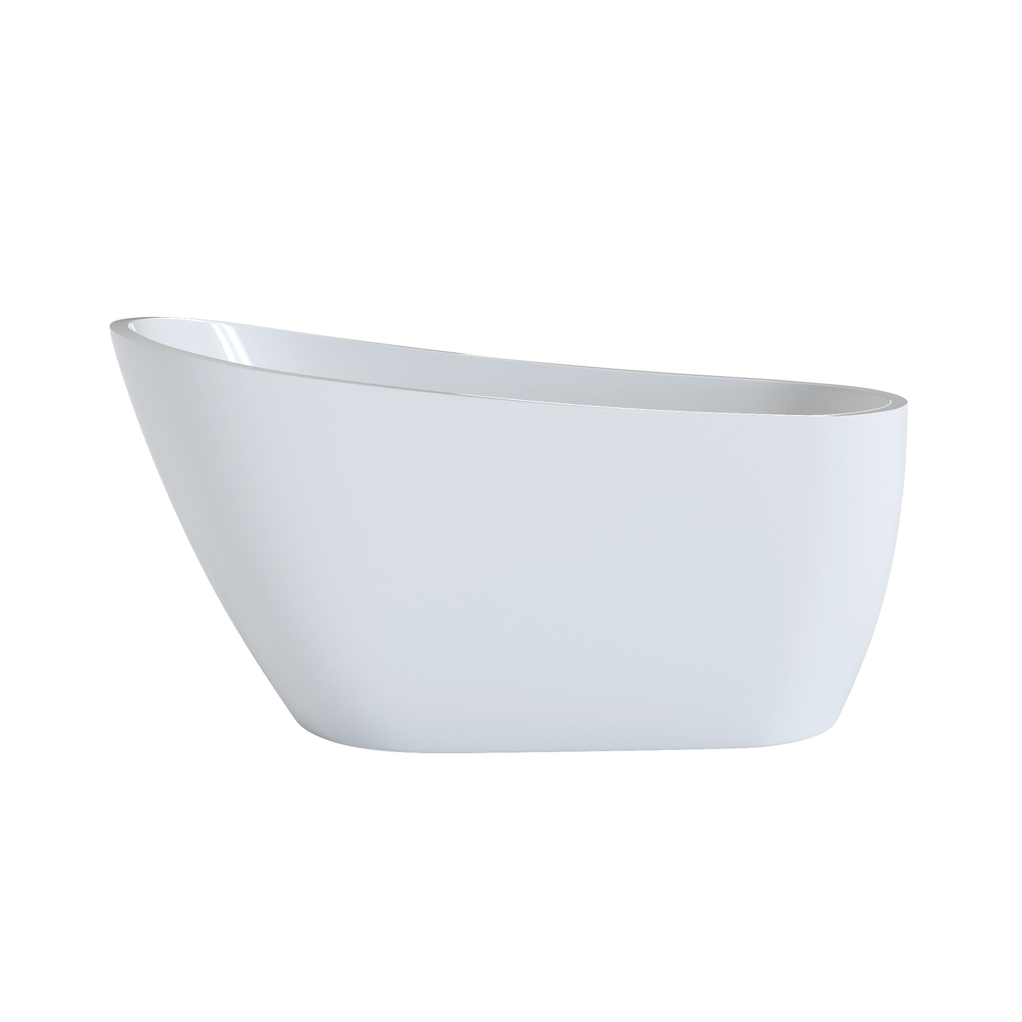 63" Acrylic Freestanding Soaking Bathtub
