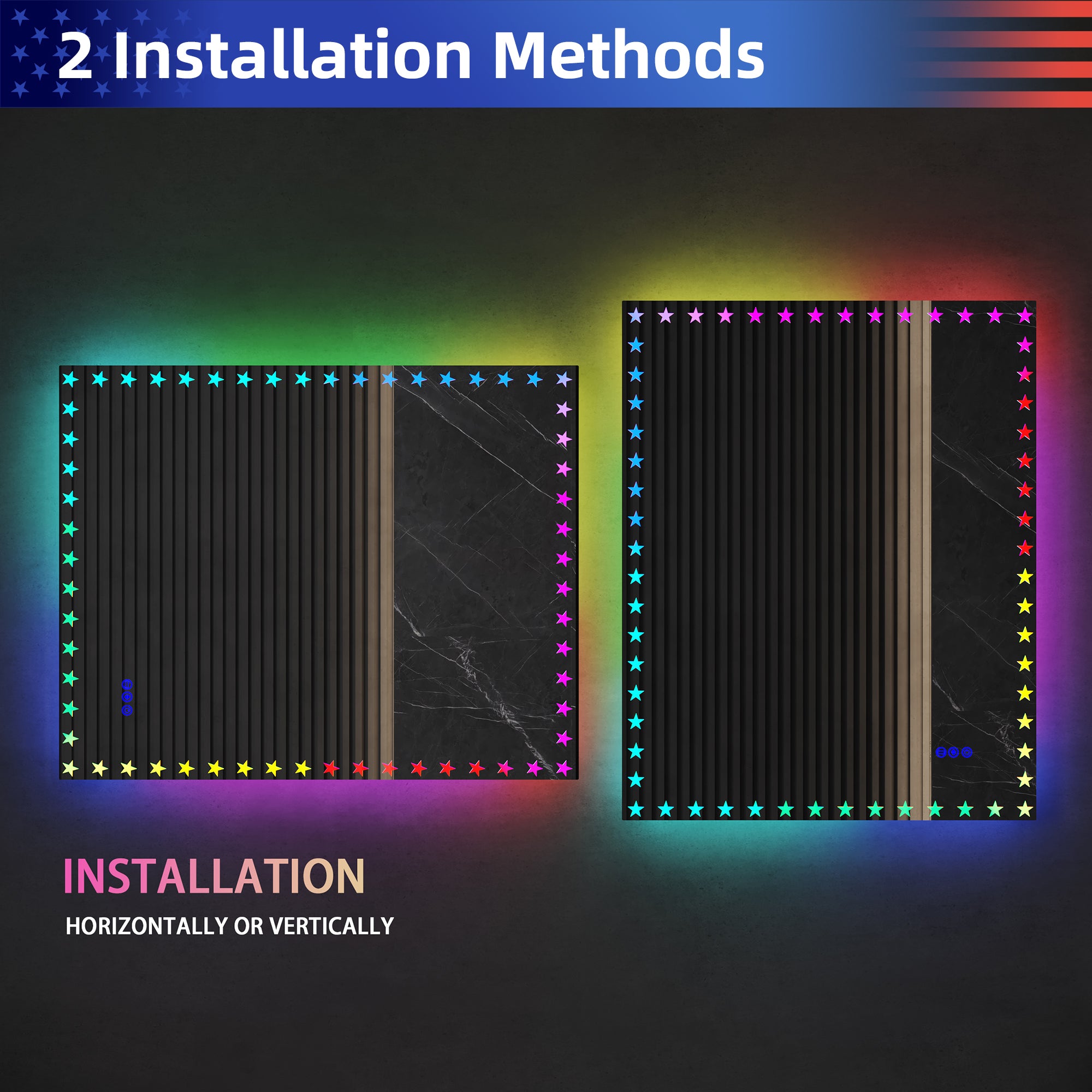 Miroir de salle de bain à LED RX-LM03