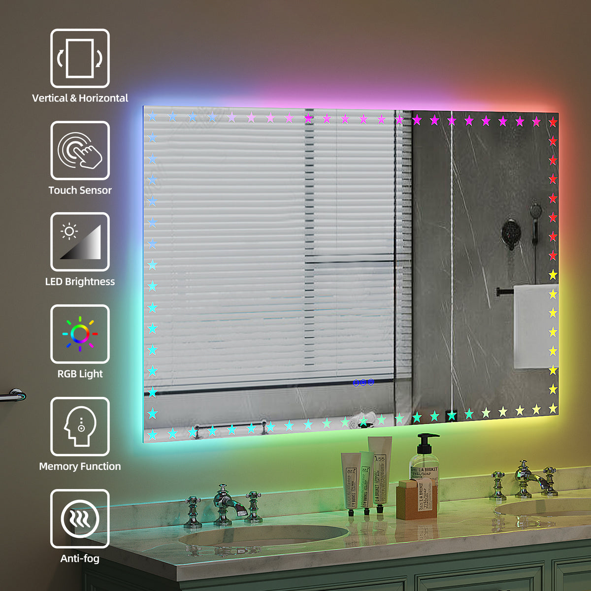 RAINLEX LED Bathroom Mirror (LM03)