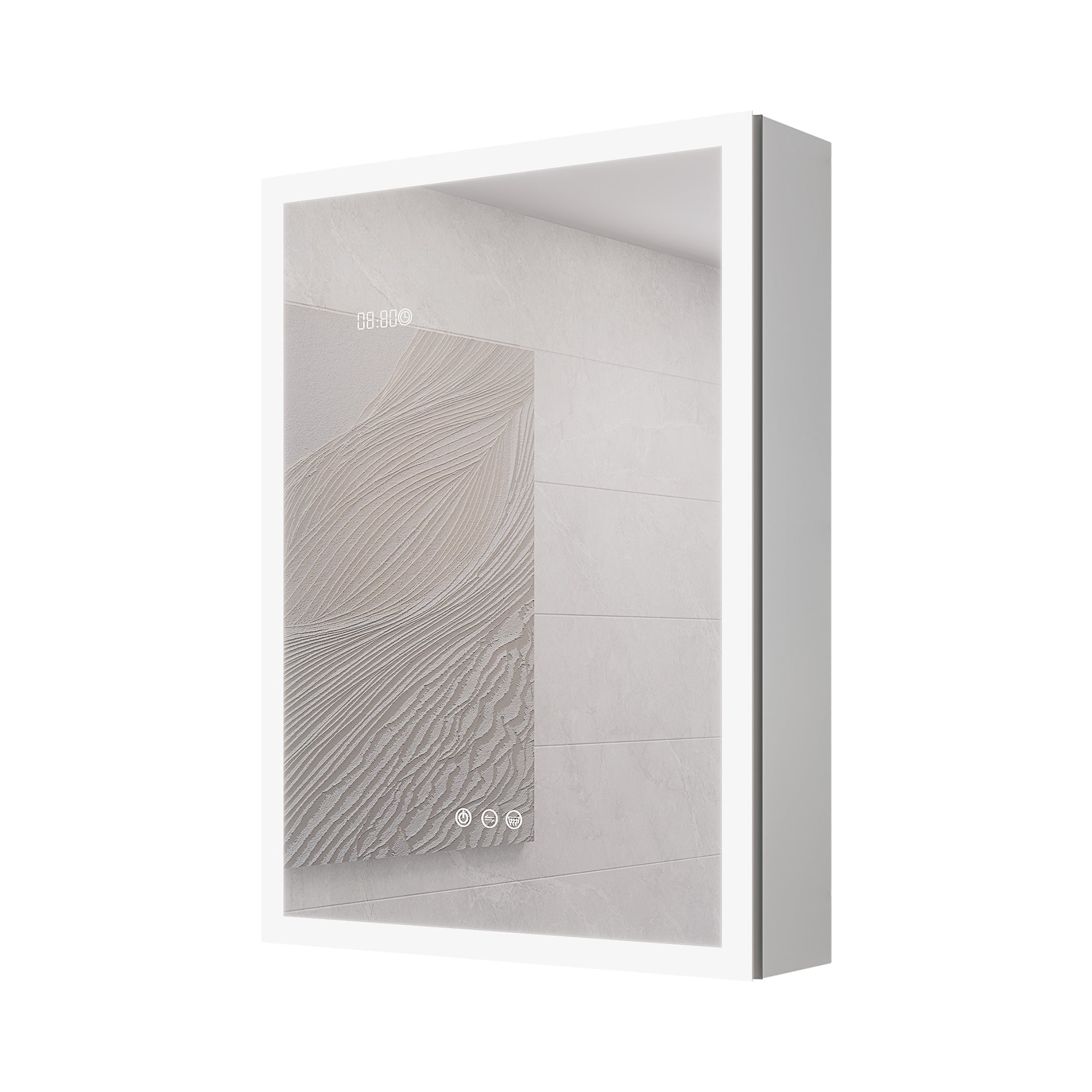 20" x 28" LED Surface-Mount Medicine Cabinet with Mirror and Defogger (MC04)