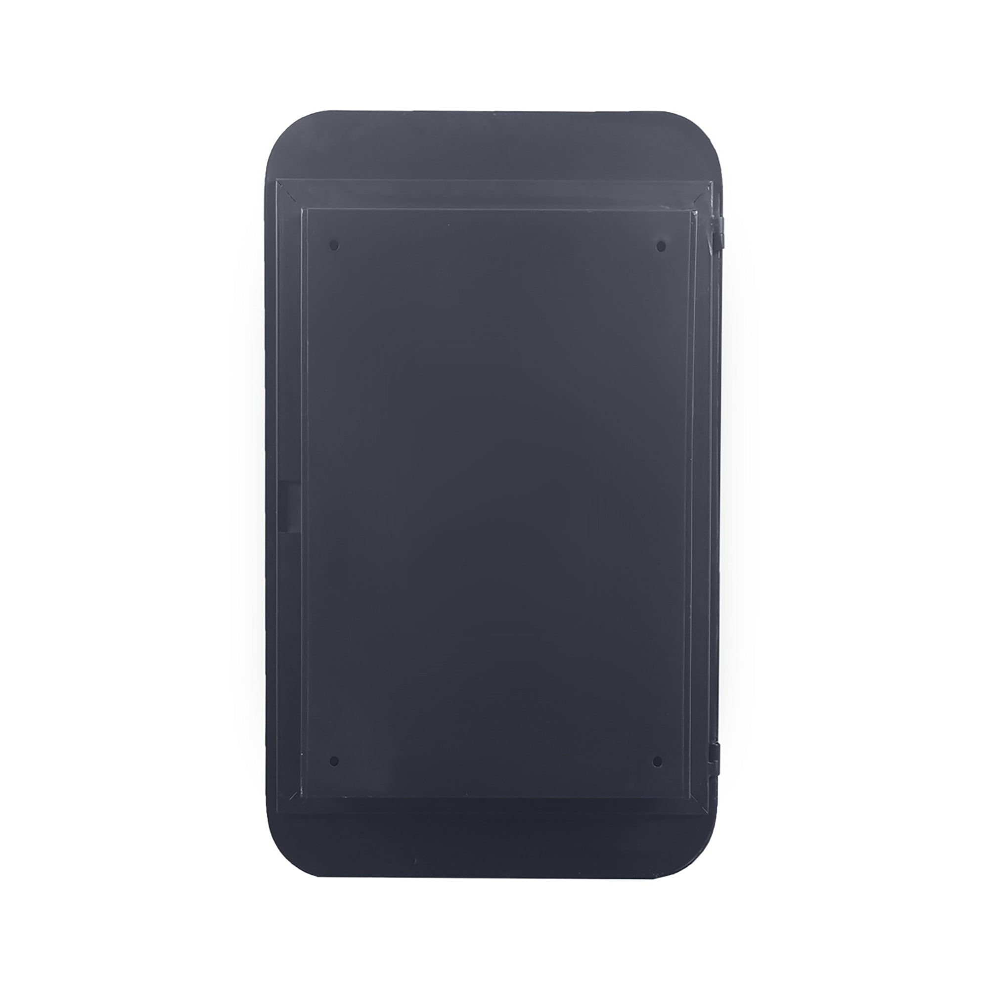 20" x 30" Recessed Framed Medicine Cabinet with Mirror, Matte Black
