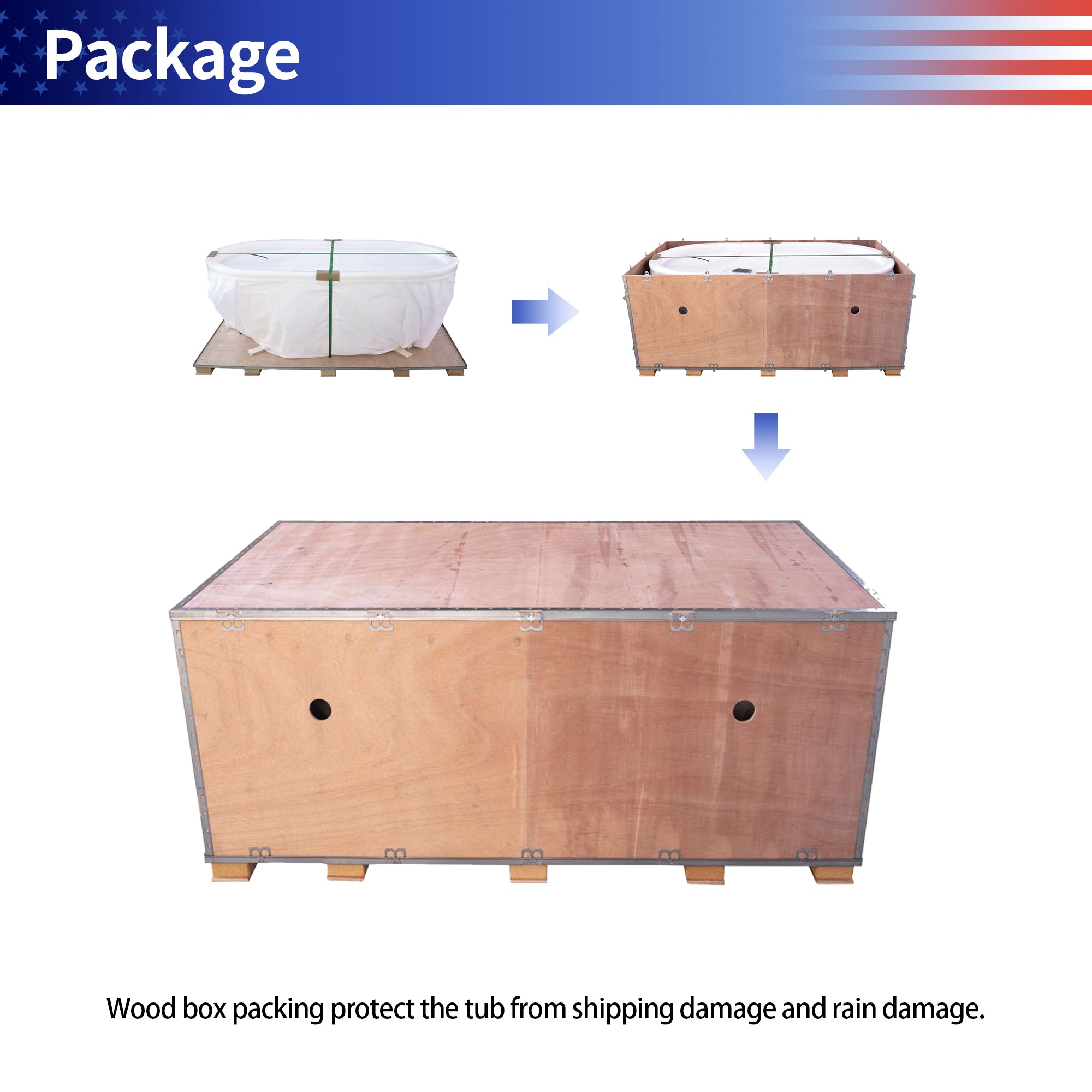 55" Oval Shaped Freestanding Solid Surface Soaking Bathtub with Overflow RX-S02-55MB
