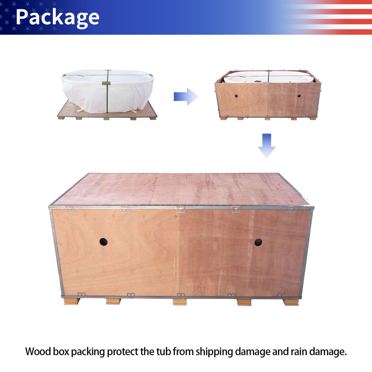 55 in. Oval Solid Surface Freestanding Bathtub, One-Piece Soaking Tub with Center Drain for Small to Medium Bathrooms