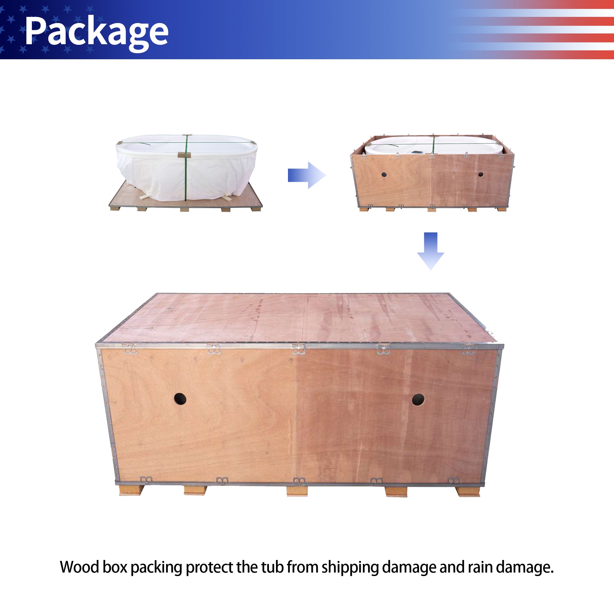 Baignoire autoportante ovale de 71 po avec surface solide et trop-plein RX-S07-71