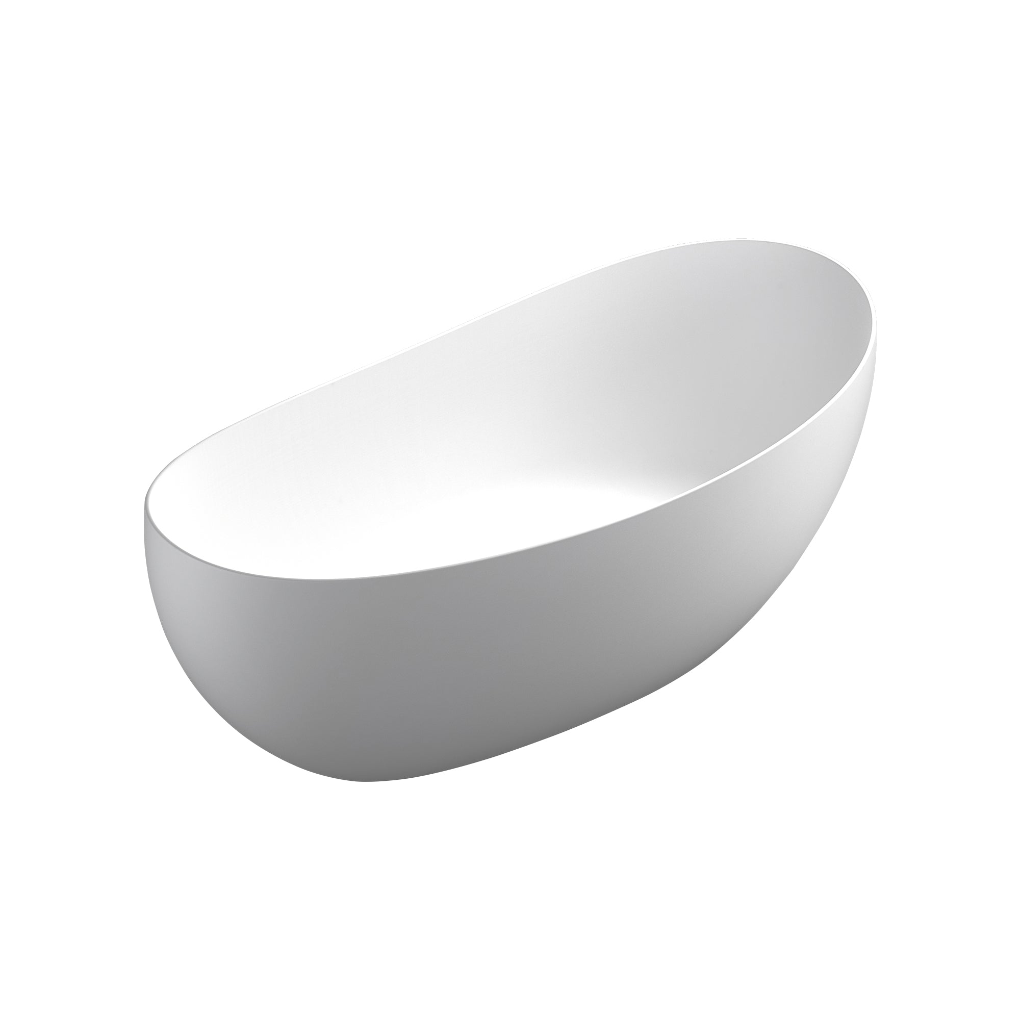 63" Solid Surface Freestanding Soaking Bathtub (S26)