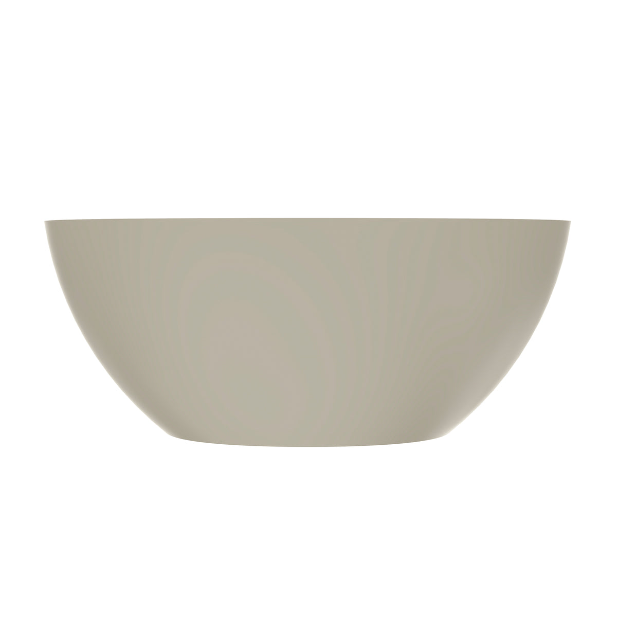 RAINLEX 55 in. Freestanding Solid Surface Soaking Bathtub