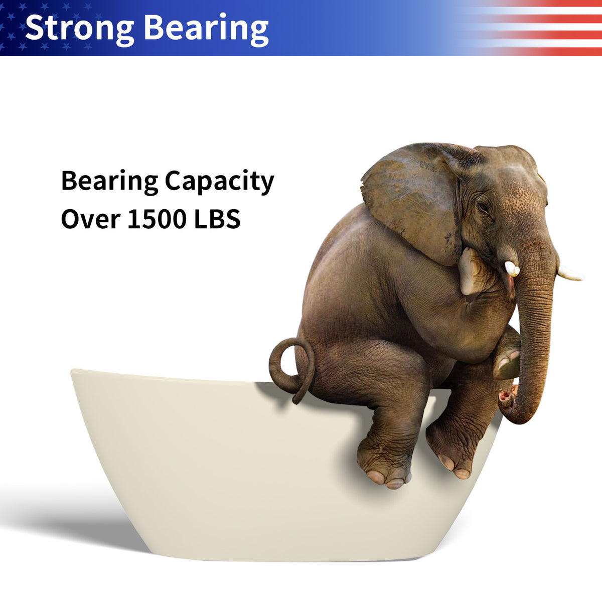 RAINLEX 65 in. Oval Solid Surface Freestanding Soaking Bathtub with Center Drain