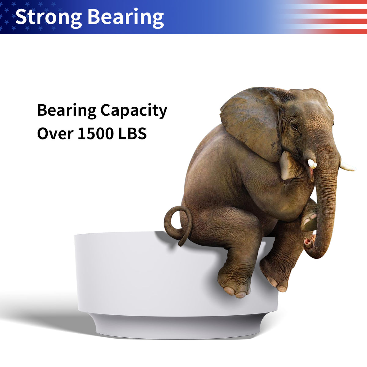 RAINLEX 49 in. Round Solid Surface Freestanding Soaking Bathtub