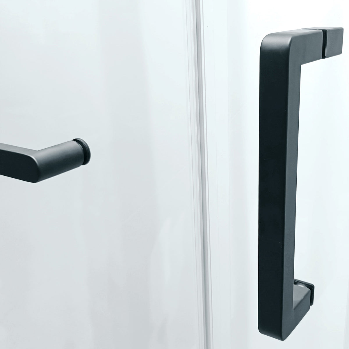 56-60" W x 75" H Semi-Frameless Sliding Shower Door, 8mm Tempered Glass, Chrome