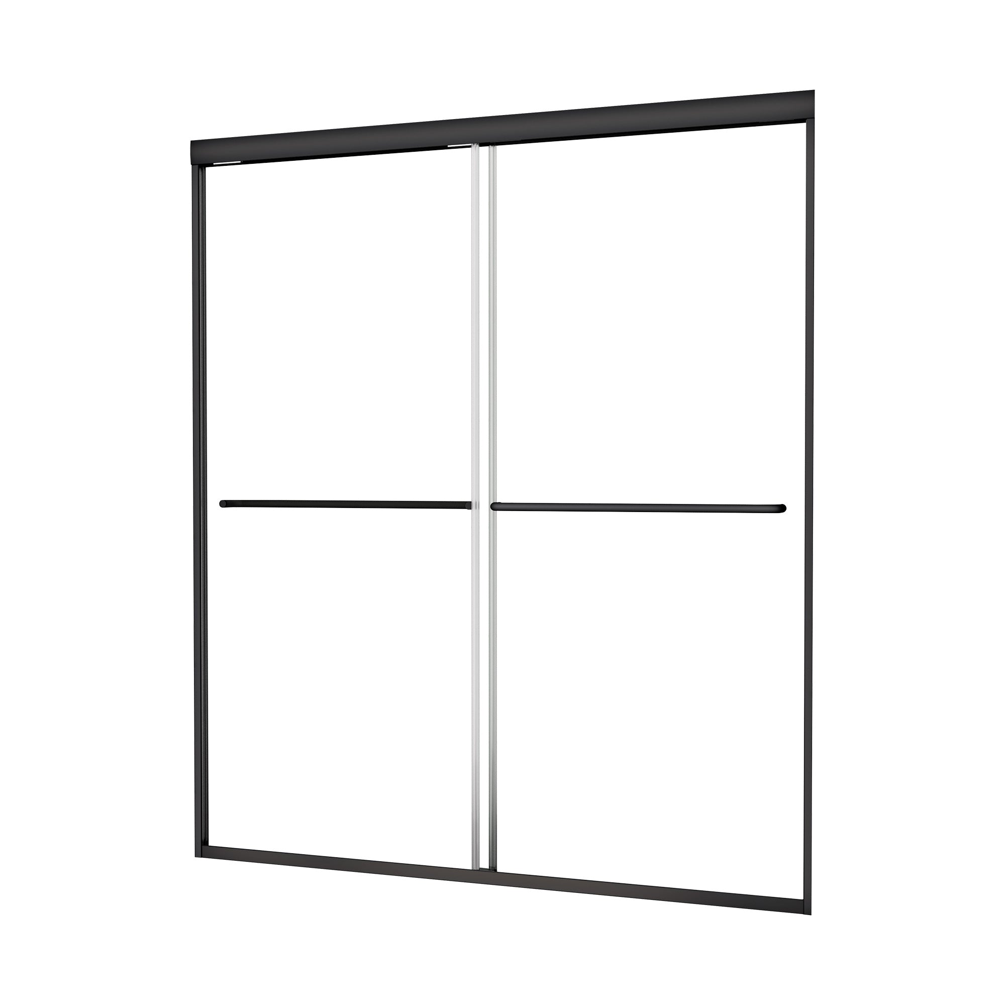 Framed Sliding Shower Door, 6mm Tempered Glass, Chrome