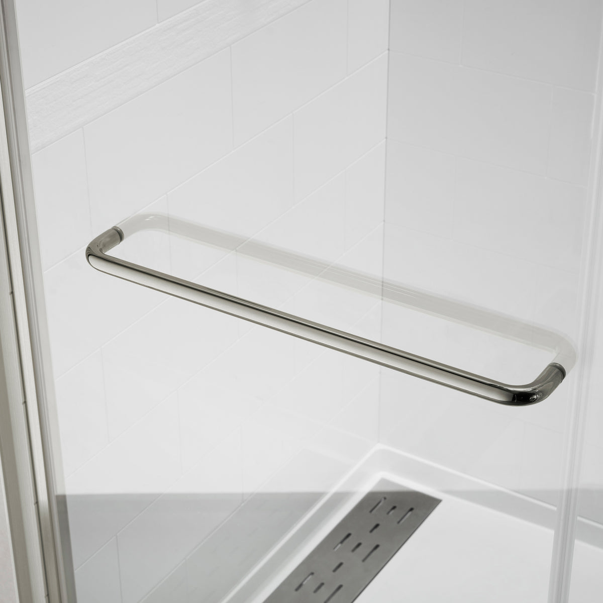 RAINLEX 56-60" x 70" Framed Sliding Shower Door, 6mm Tempered Glass