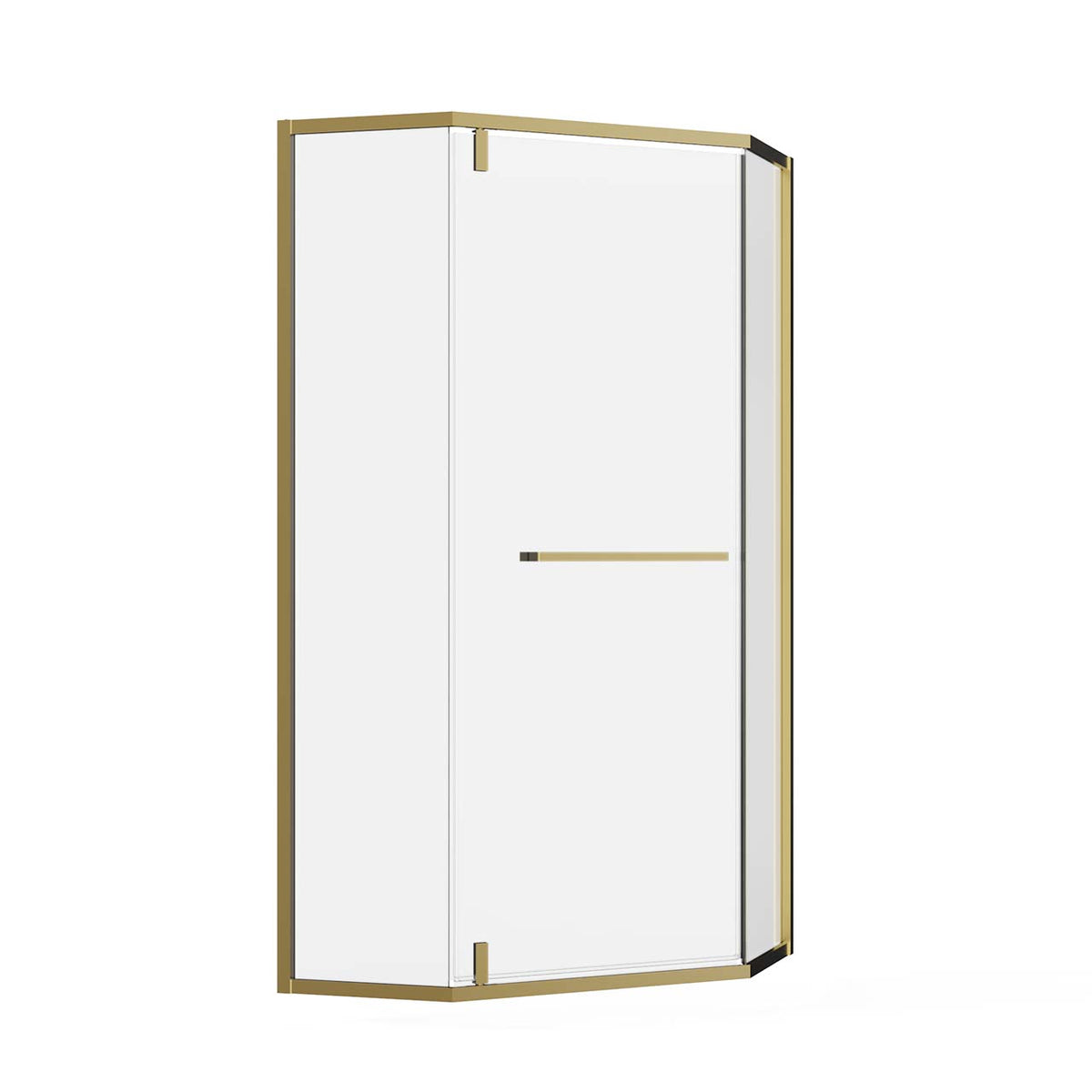 RAINLEX 36 in. x 36 in. x 72 in. Neo-Angle Frameless Shower Enclosure