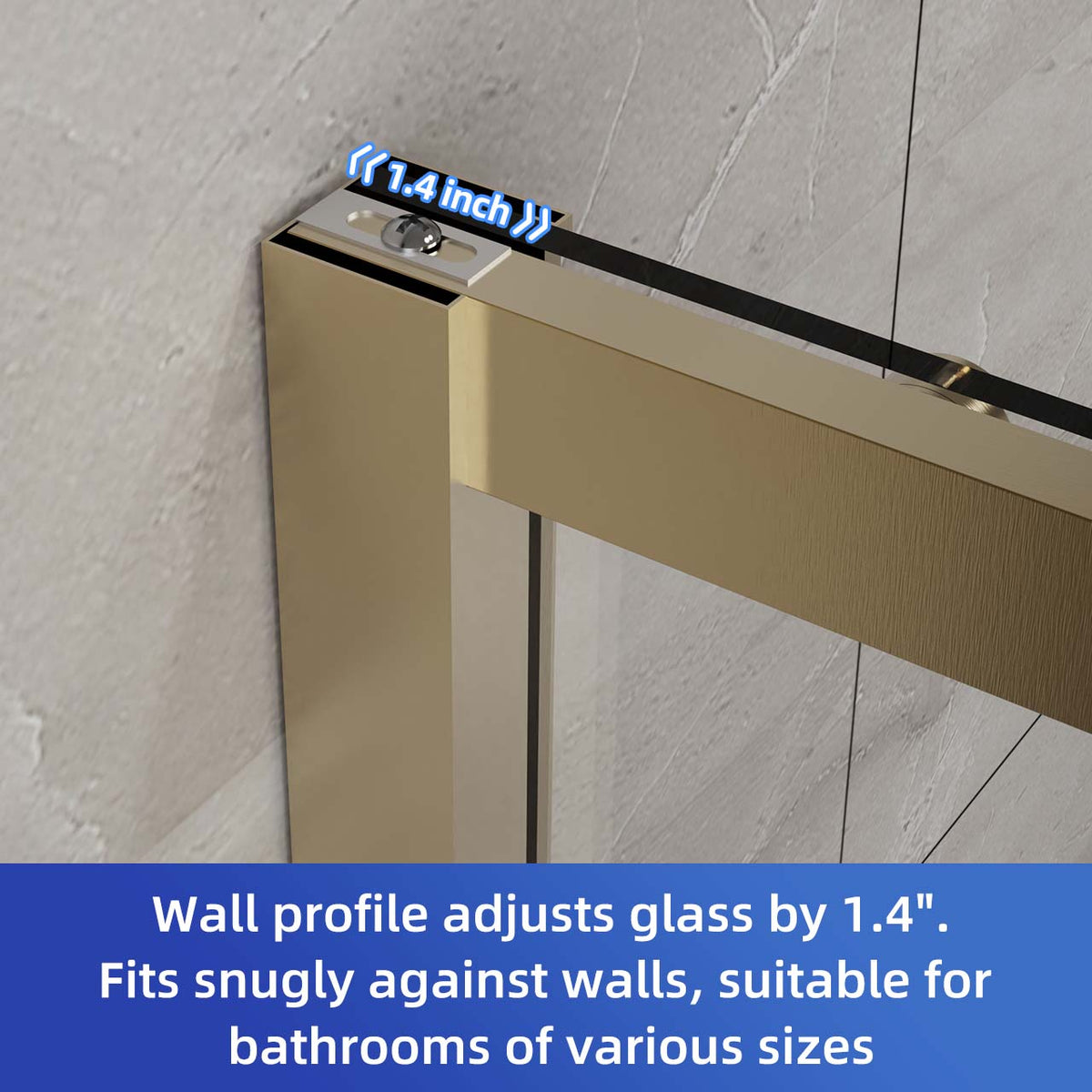 RAINLEX 36 in. x 36 in. x 72 in. Neo-Angle Frameless Shower Enclosure