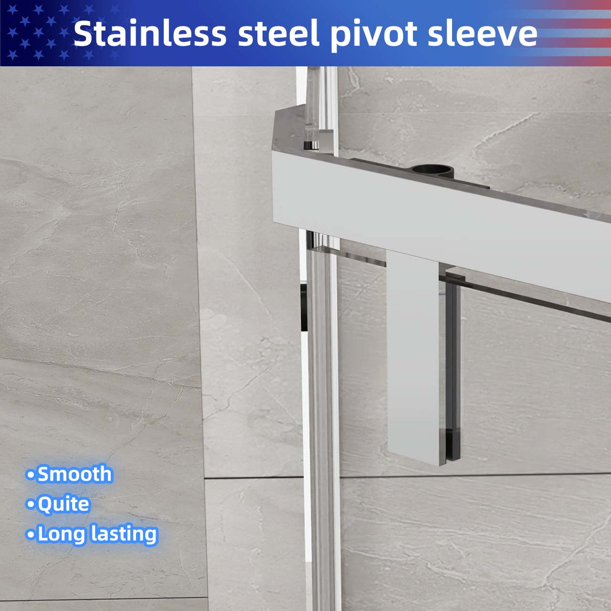 RAINLEX 36 in. x 36 in. x 72 in. Neo-Angle Frameless Shower Enclosure