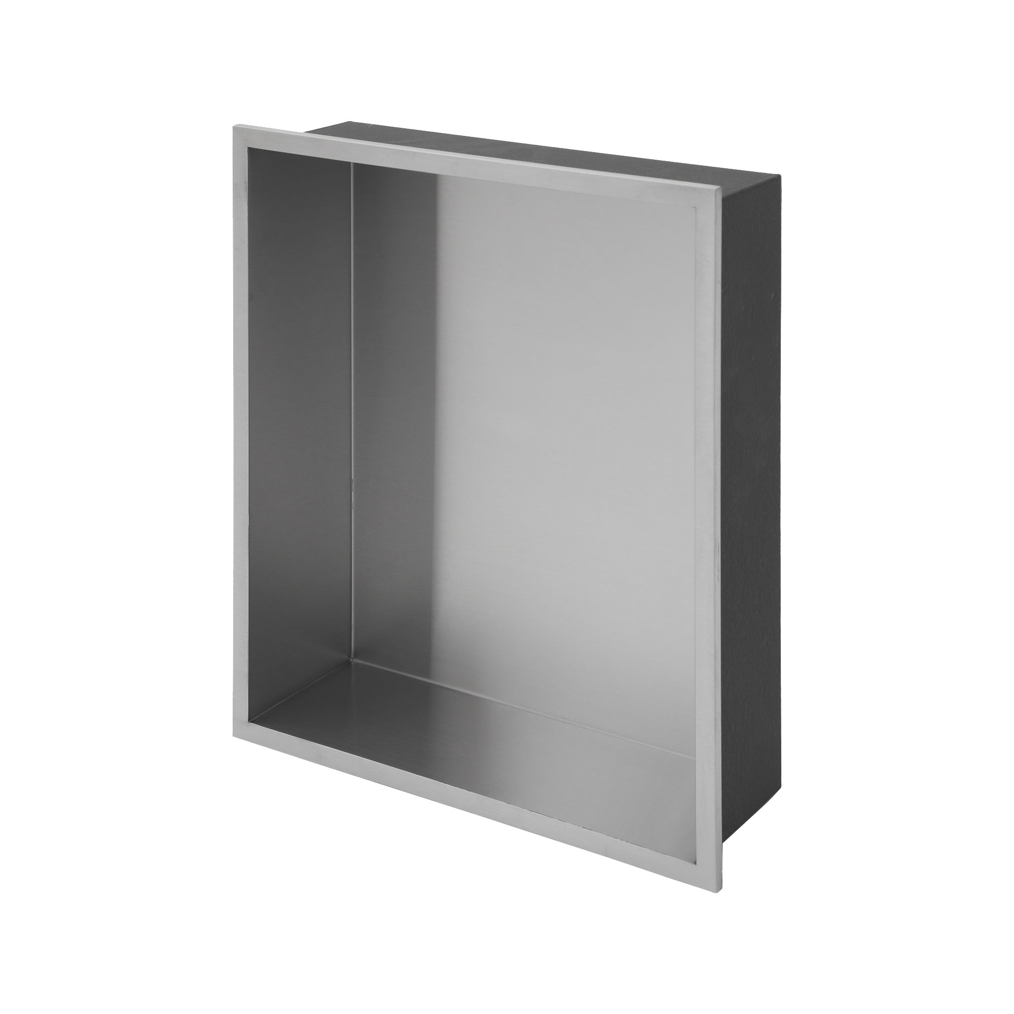 15" W × 13" H Stainless Steel Wall Niche Rectangular Recessed Shower Niche, No Tile Needed RX-SN04