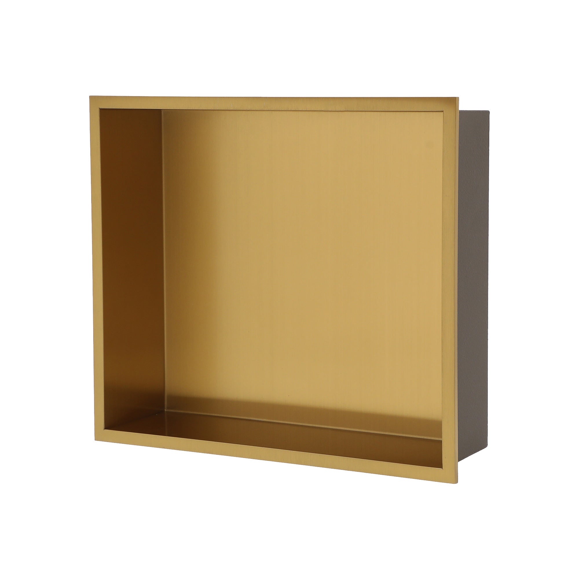 15" W × 13" H Stainless Steel Wall Niche Rectangular Recessed Shower Niche, No Tile Needed RX-SN04