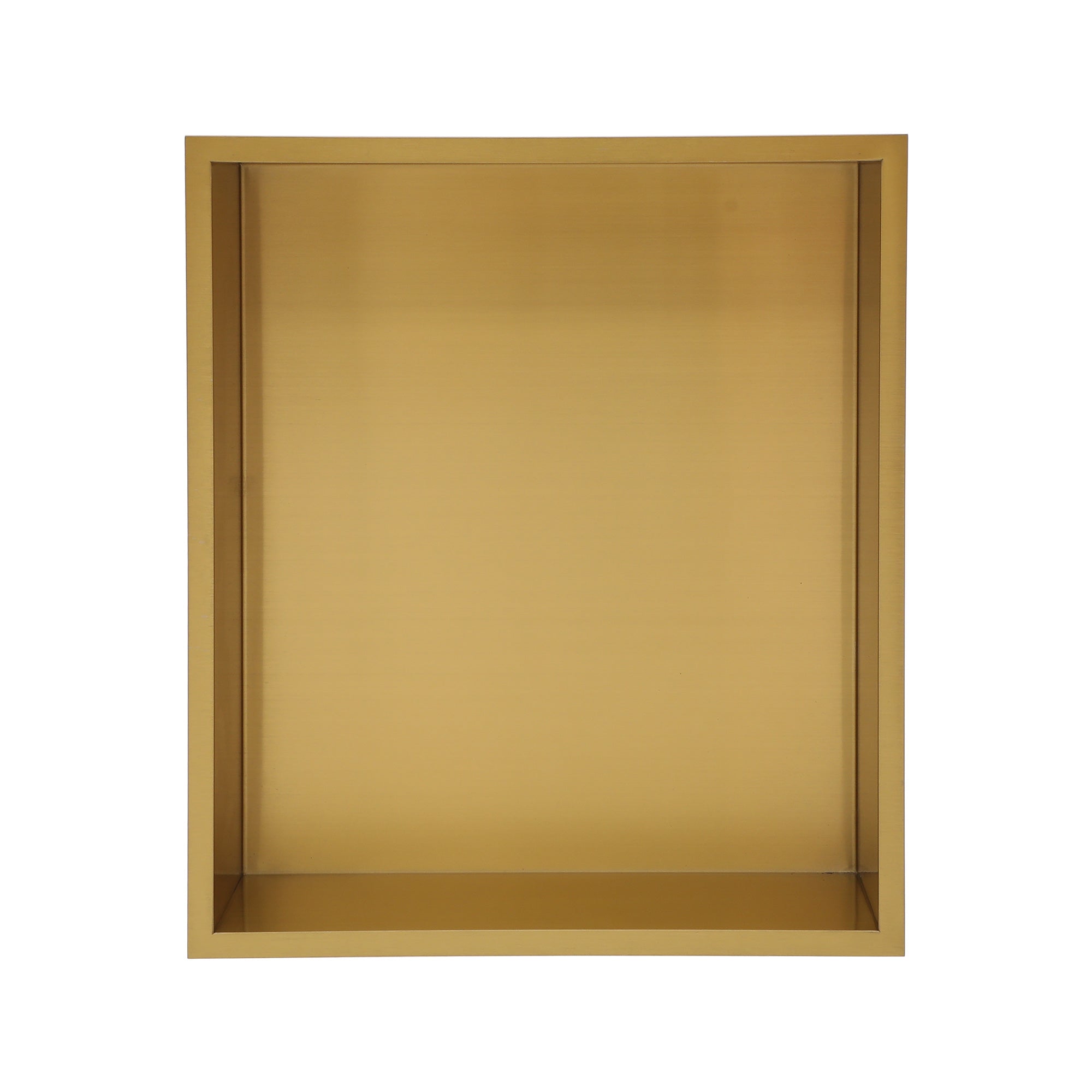 15" W × 13" H Stainless Steel Wall Niche Rectangular Recessed Shower Niche, No Tile Needed RX-SN04