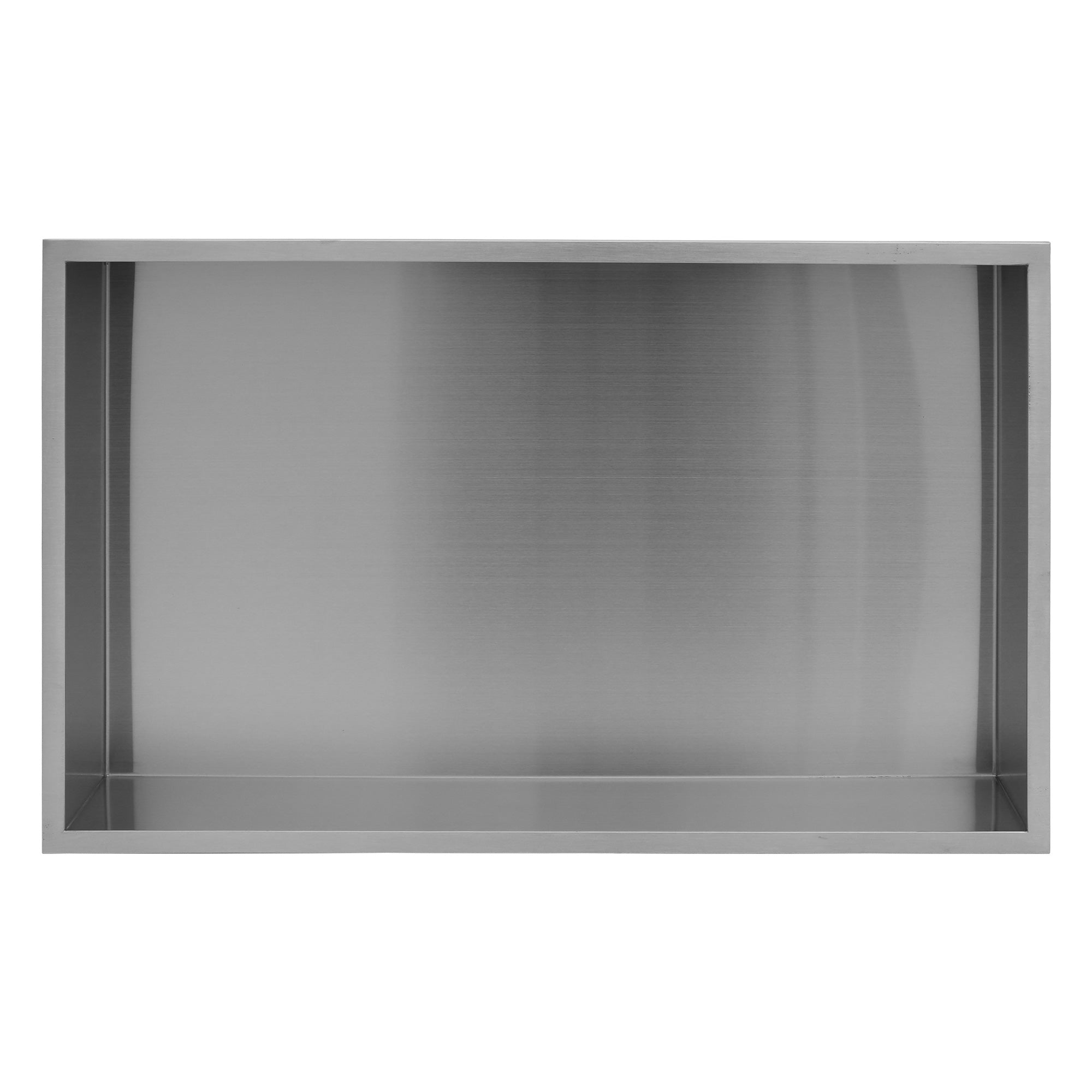 21" x 13" Stainless Steel Recessed Shower Niche