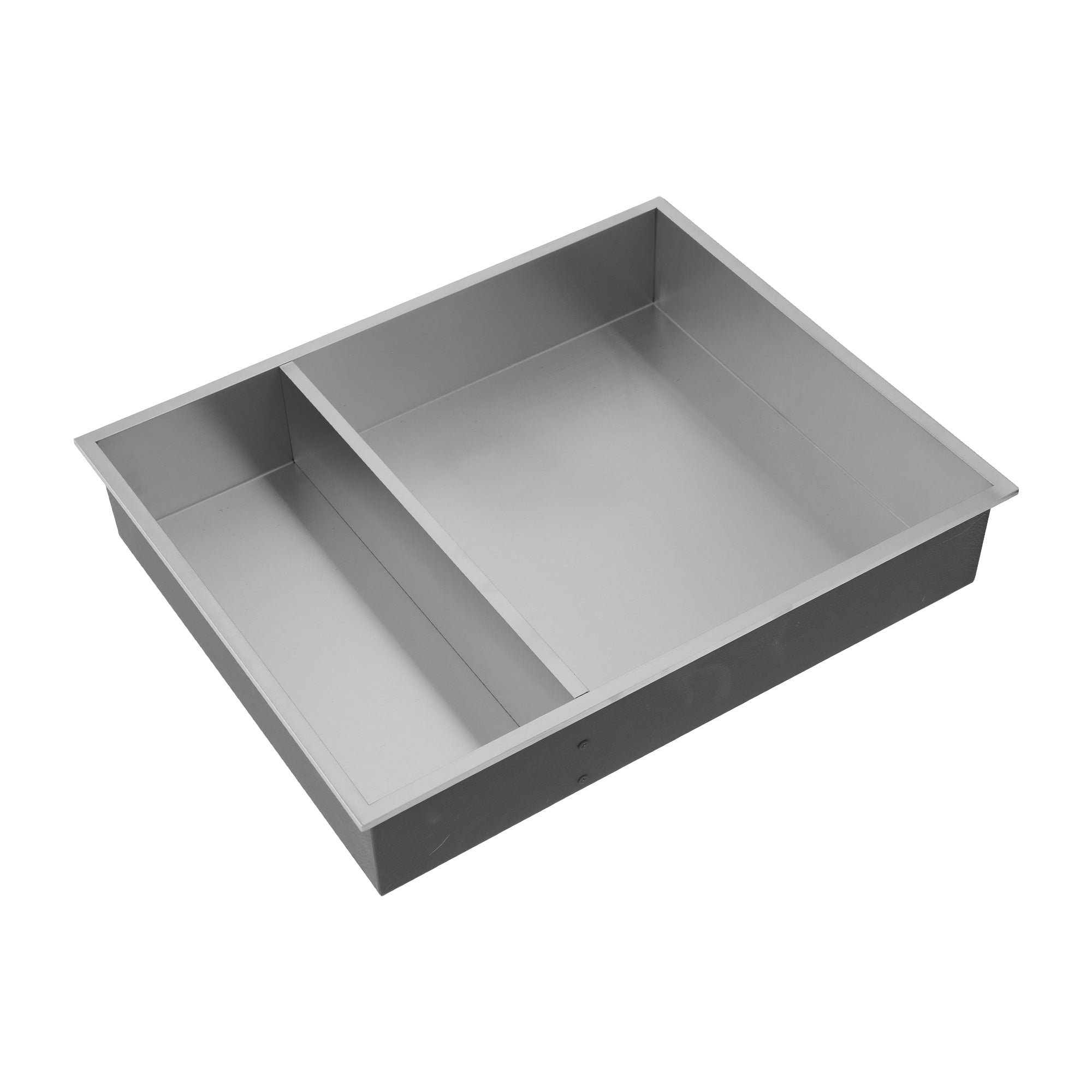 17" x 21" Stainless Steel Double Shelf Recessed Shower Niche