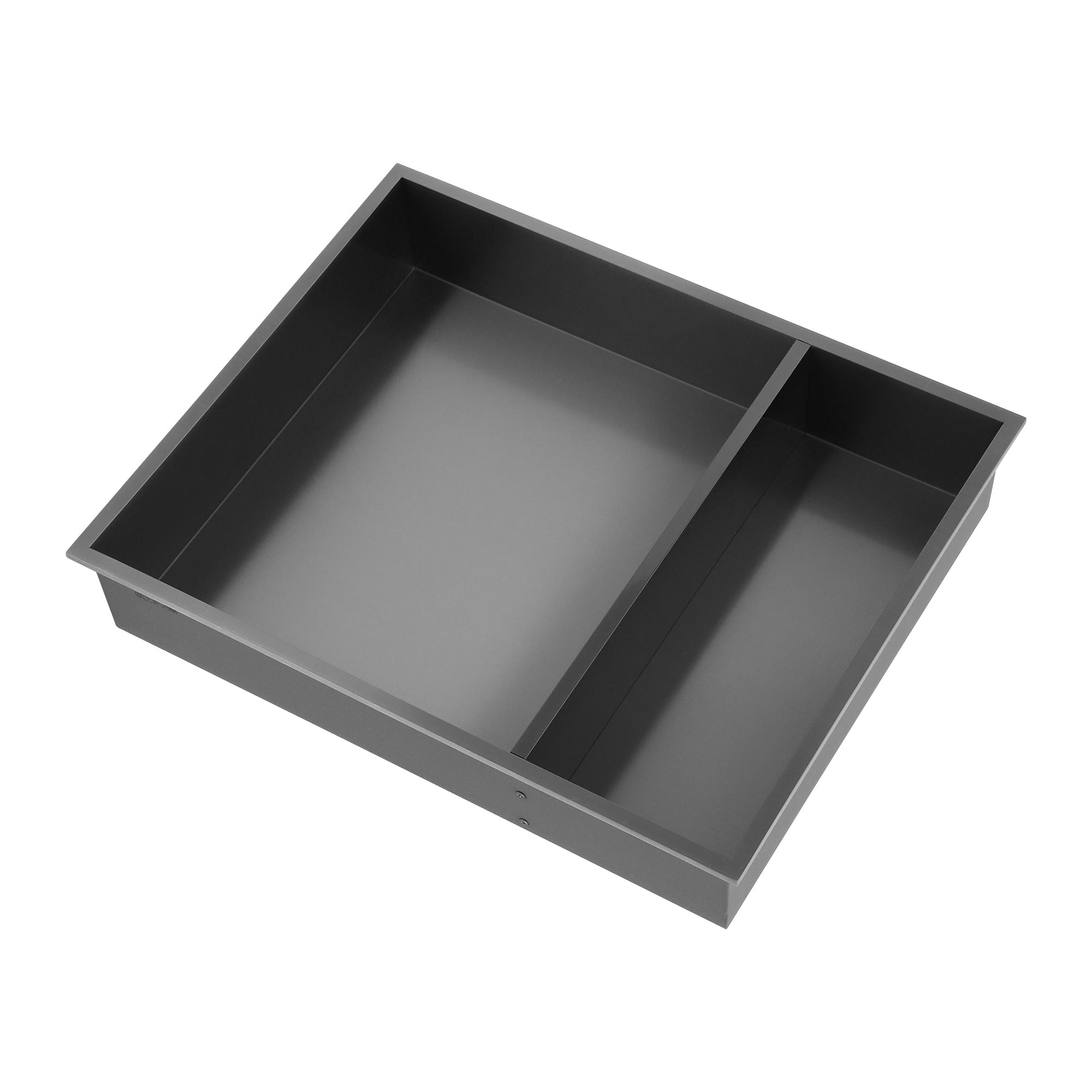 17" x 21" Stainless Steel Double Shelf Recessed Shower Niche