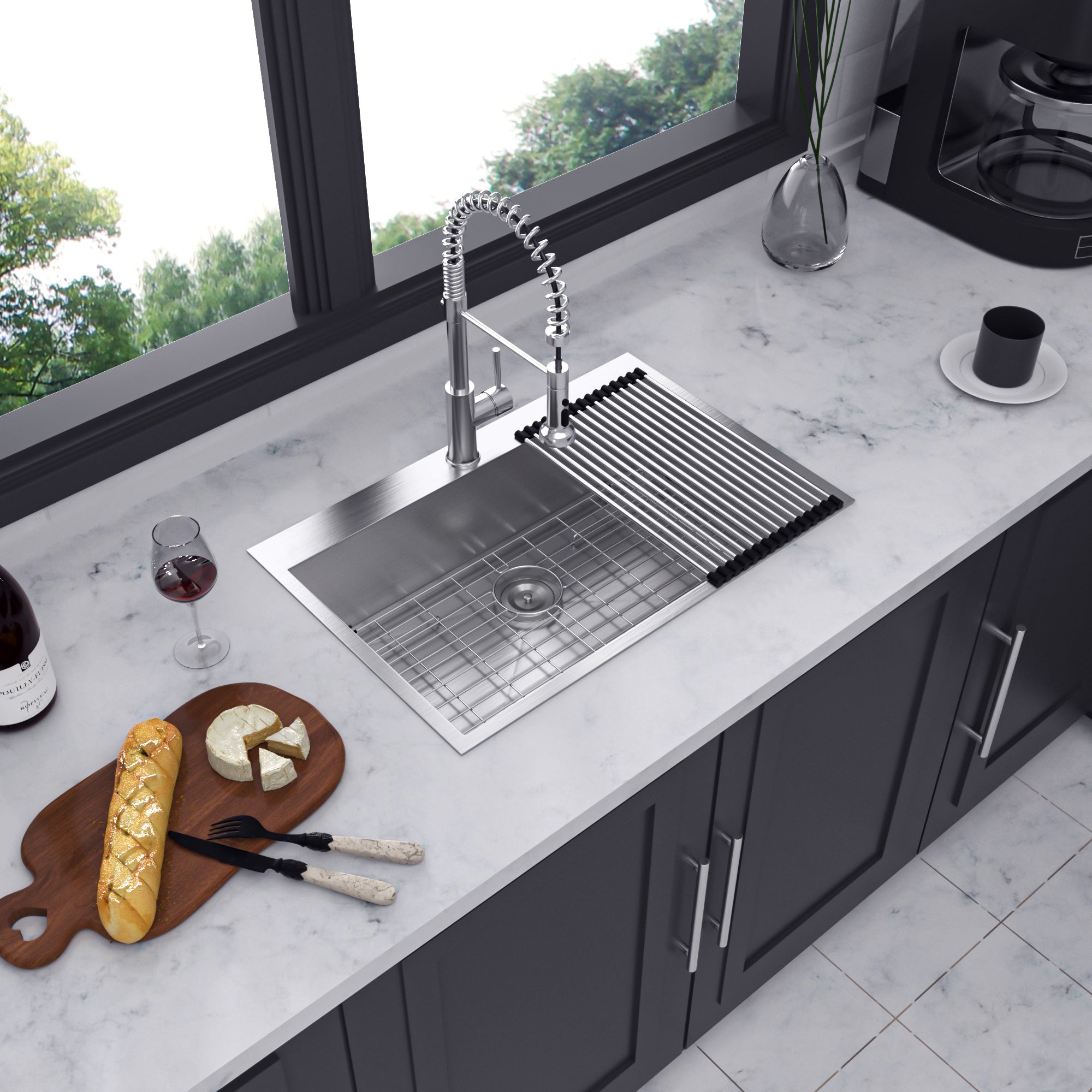Drop-in Single Bowl Stainless Steel Kitchen Sink RX-SS14