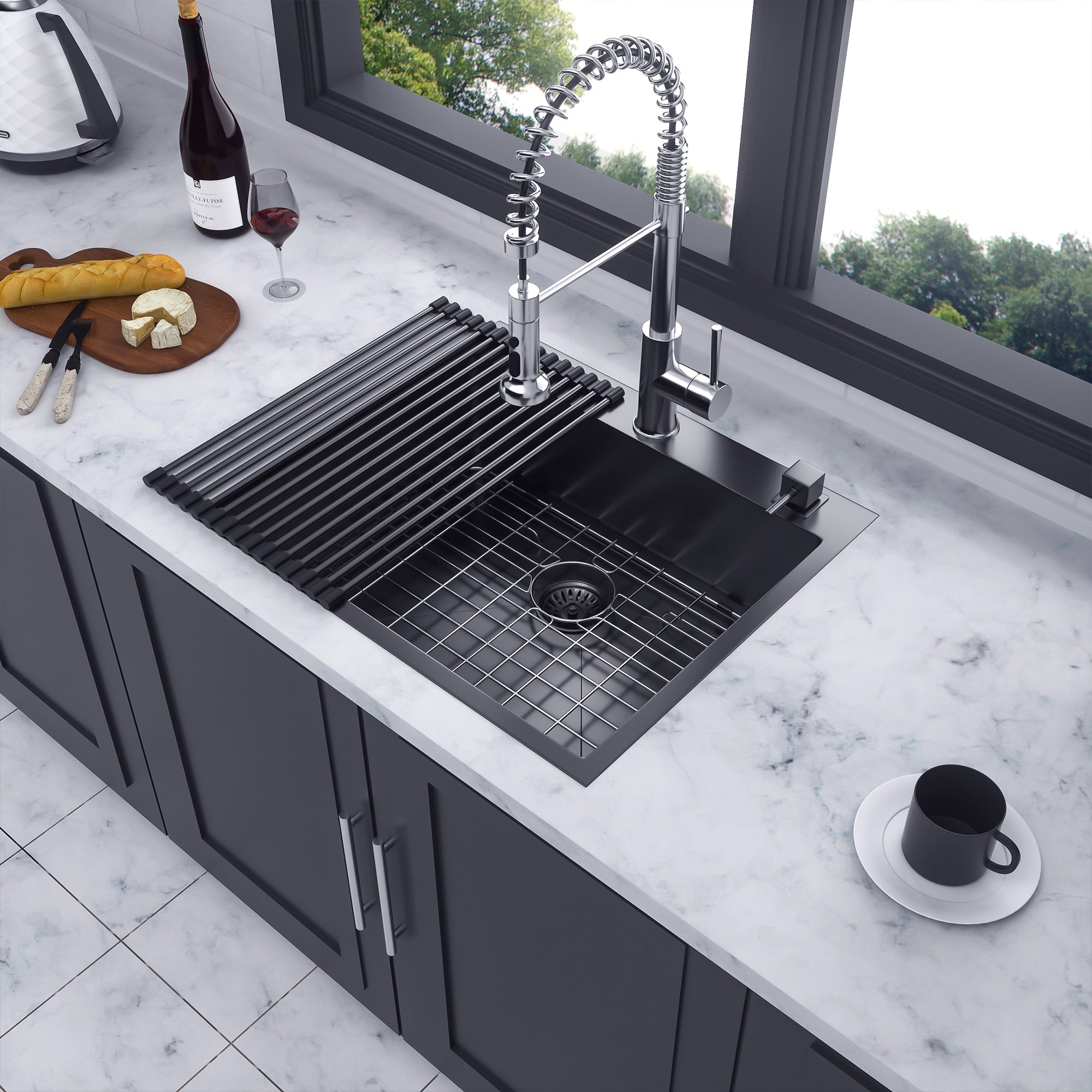 Drop-in Single Bowl Stainless Steel Kitchen Sink RX-SS17