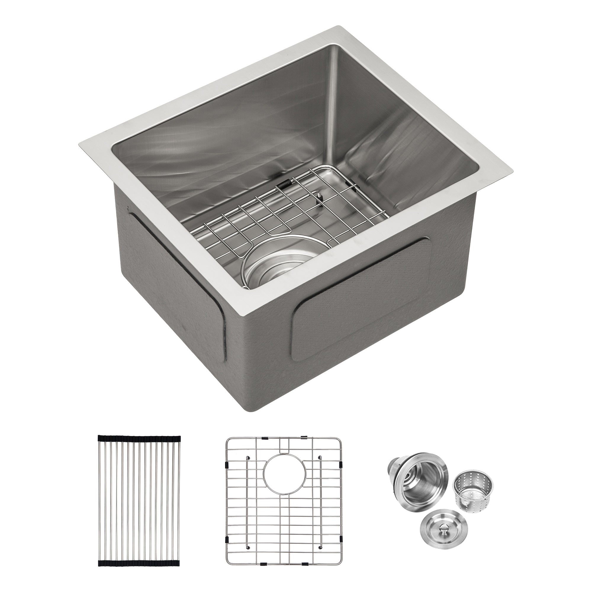 Undermount Single Bowl Stainless Steel Kitchen Sink RX-SS25