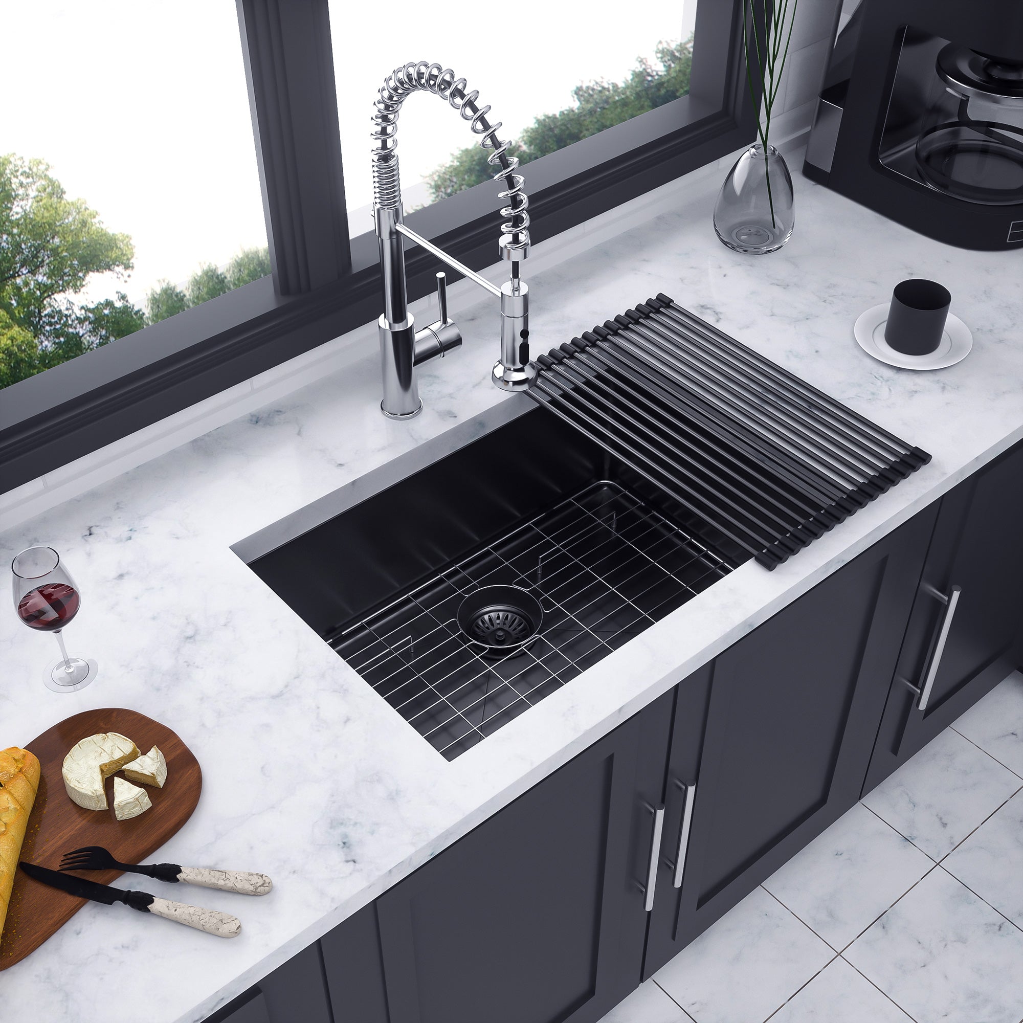 Undermount Single Bowl Stainless Steel Kitchen Sink RX-SS26