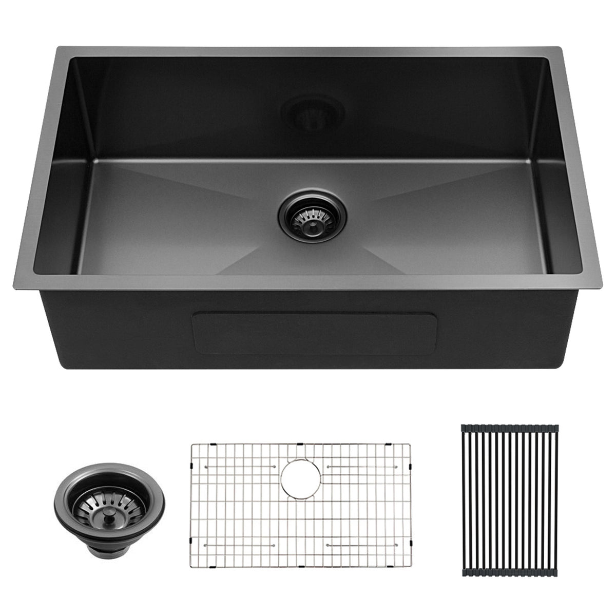 RAINLEX Undermount Single Bowl Kitchen Sink in Stainless Steel (SS26)