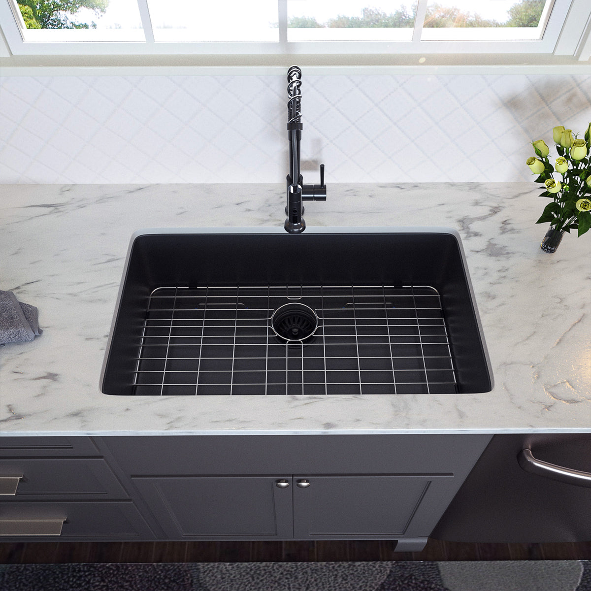 RAINLEX Undermount Single Bowl Kitchen Sink in Stainless Steel (SS26)
