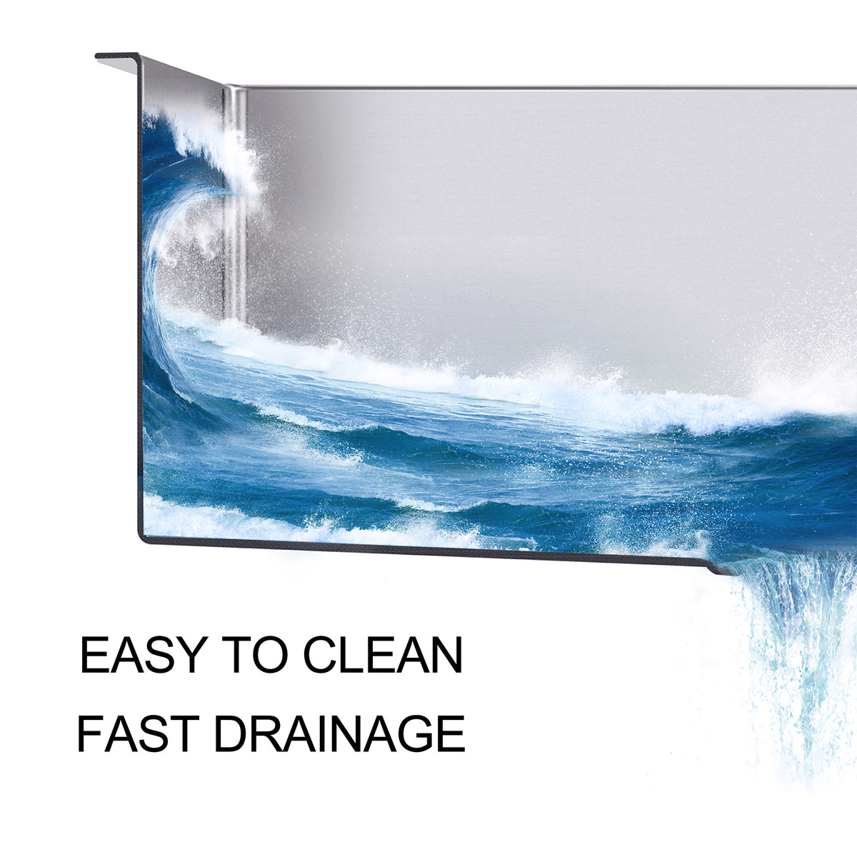 RAINLEX Undermount Single Bowl Workstation Sink in Stainless Steel 15"x19"x10" #Size_15"x19"x10"