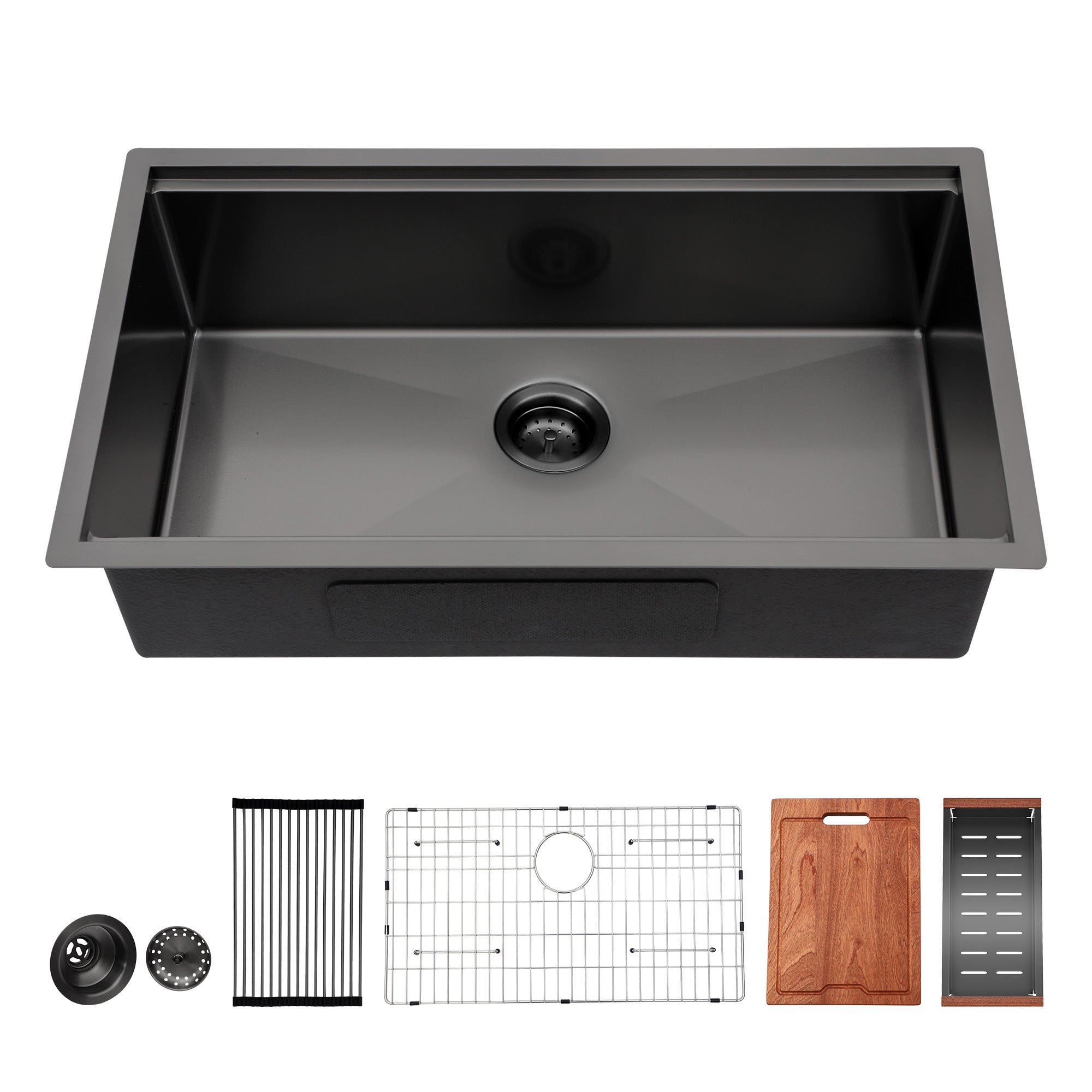 Undermount Single Bowl Workstation Sink, Stainless Steel (SS29)