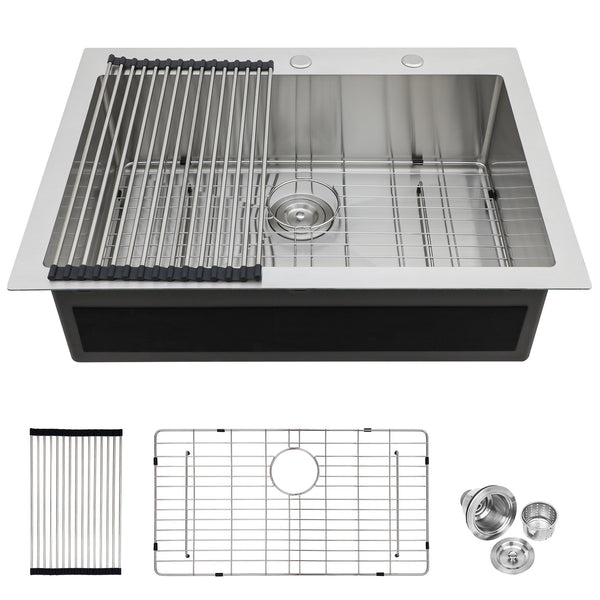 Drop-in Single Bowl Stainless Steel Kitchen Sink RX-SS40