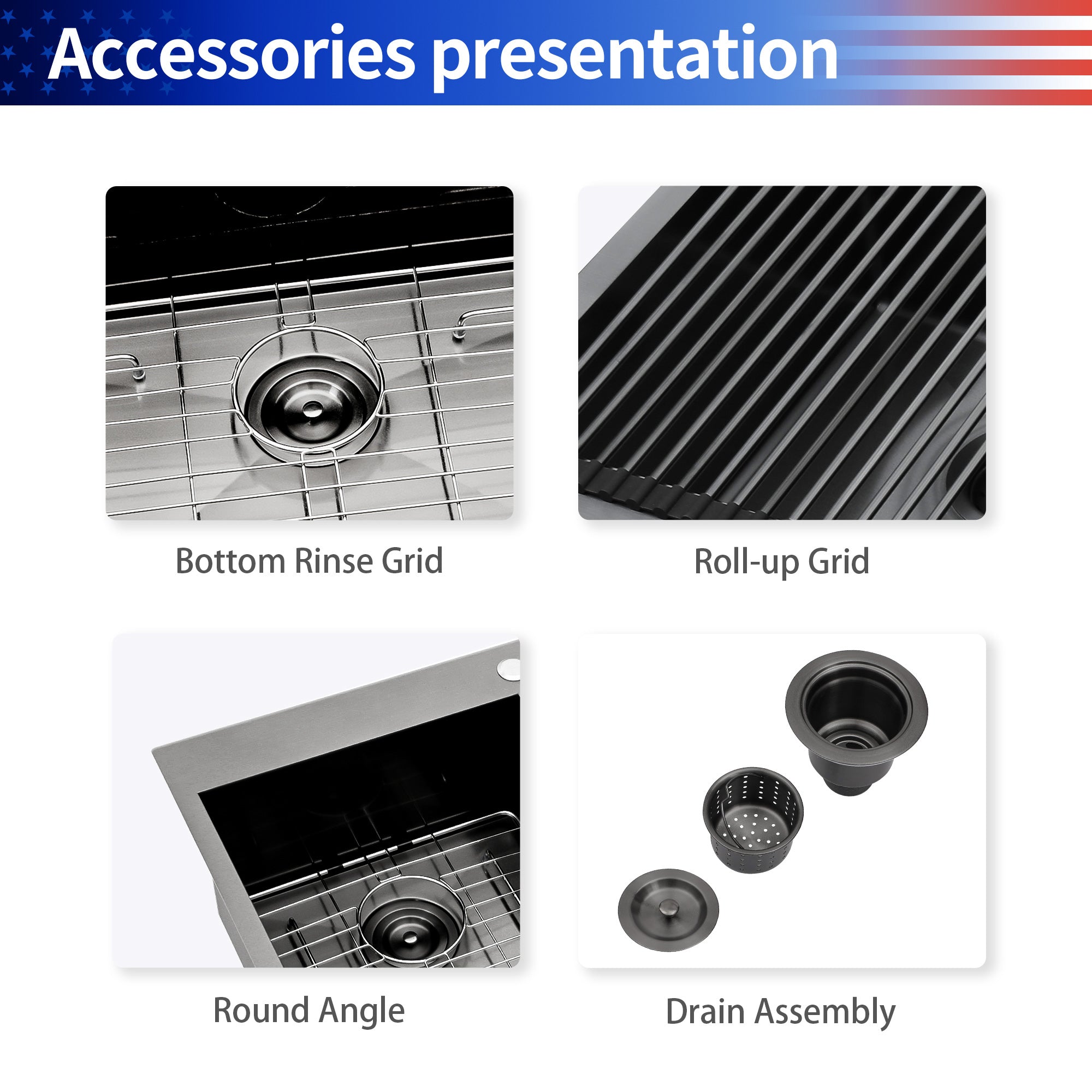 Drop-in Double Bowl Stainless Steel Kitchen Sink RX-SS43