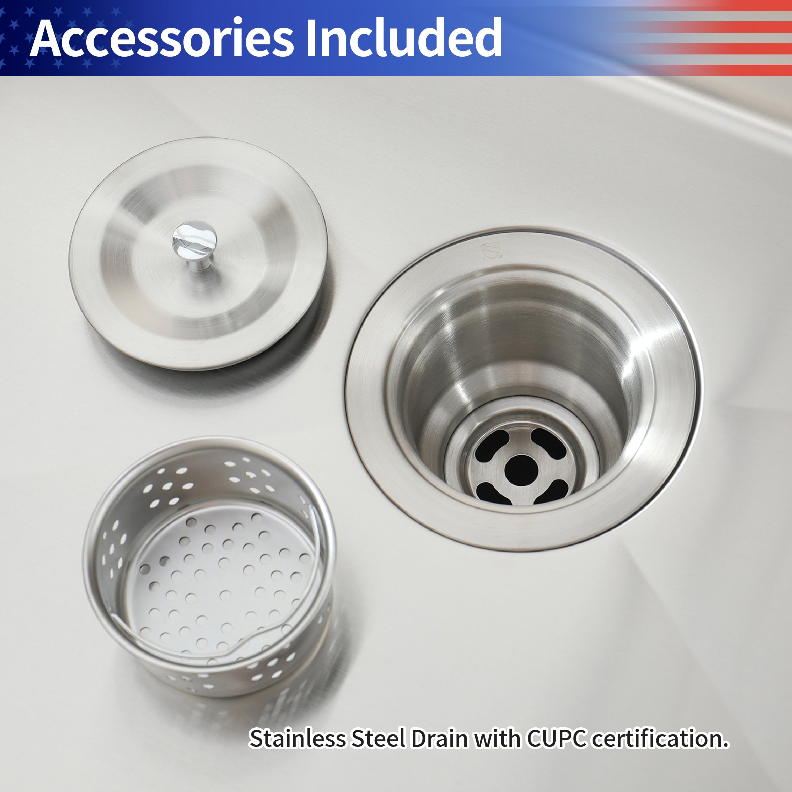 30" x 19" Drop-In Single Bowl Kitchen Sink, 16 Gauge Black Stainless Steel