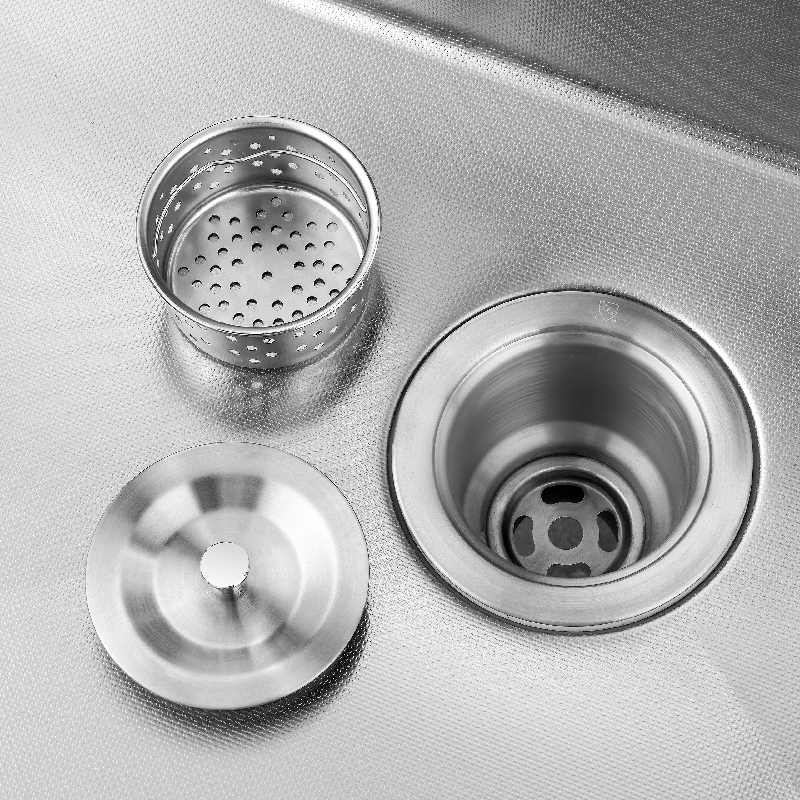 33" x 22" Smart Waterfall Kitchen Sink with Digital Display and Cup Washer