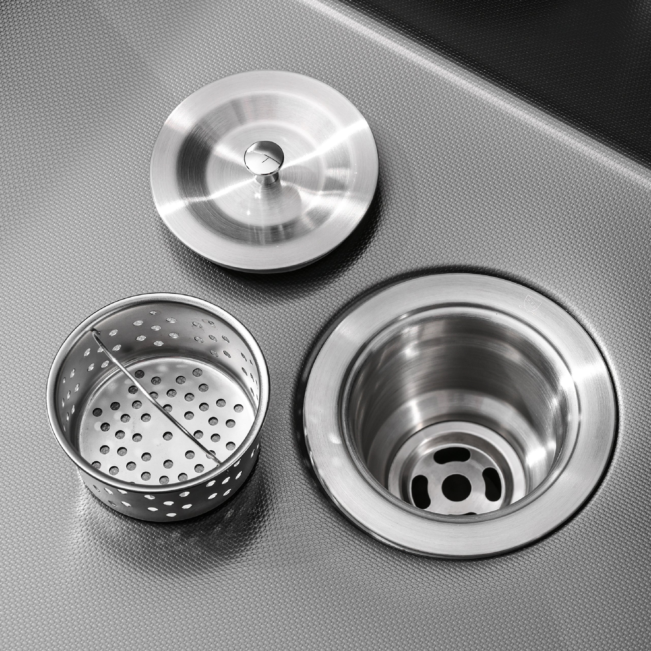 33" x 22" Smart Waterfall Kitchen Sink with Digital Display and Cup Washer