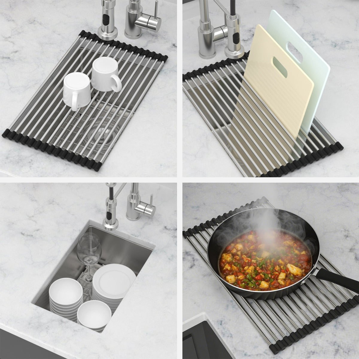 RAINLEX 10 in. x 18 in. Undermount Single Bowl Prep Sink