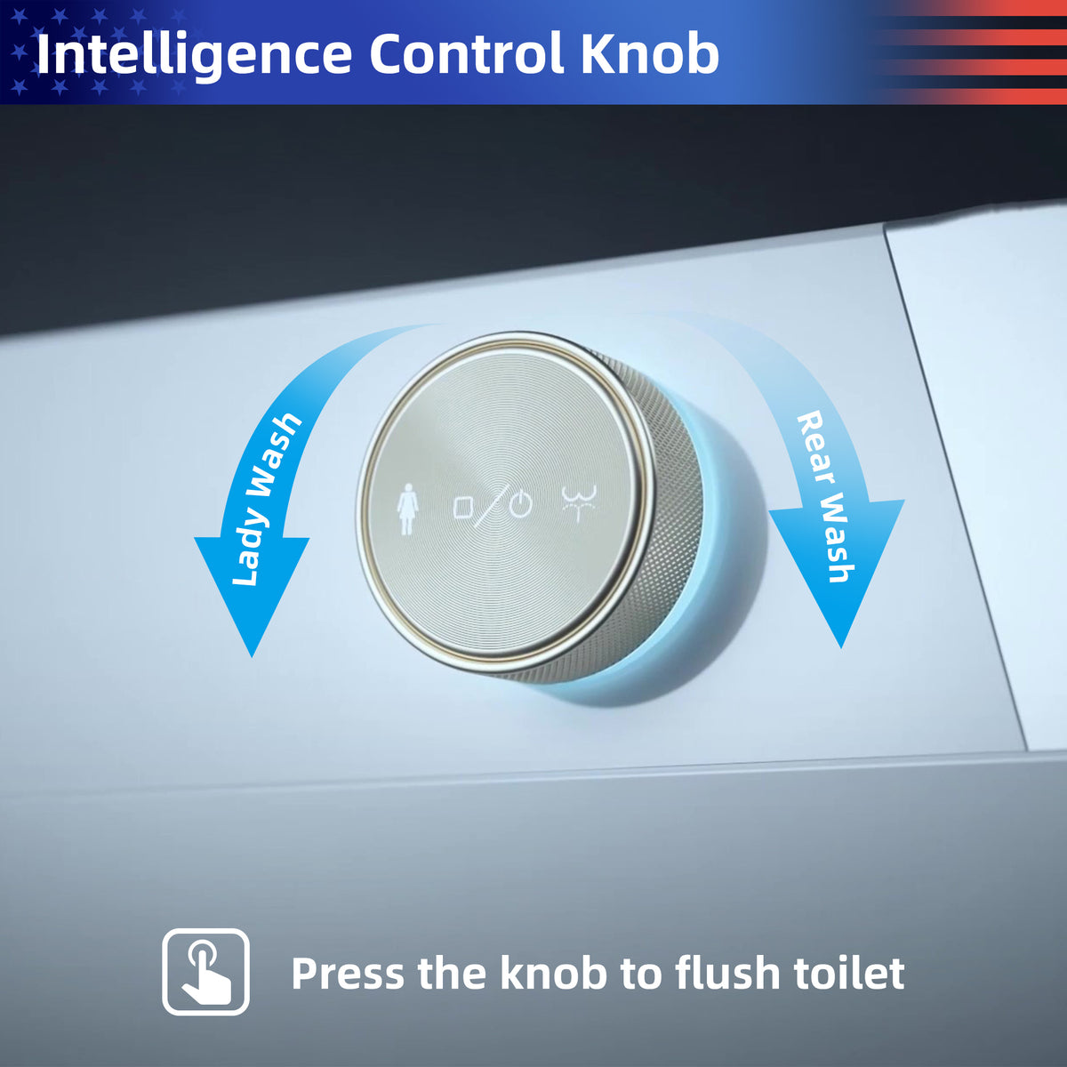 RAINLEX Smart Toilet with Built-In Bidet, White (T05)