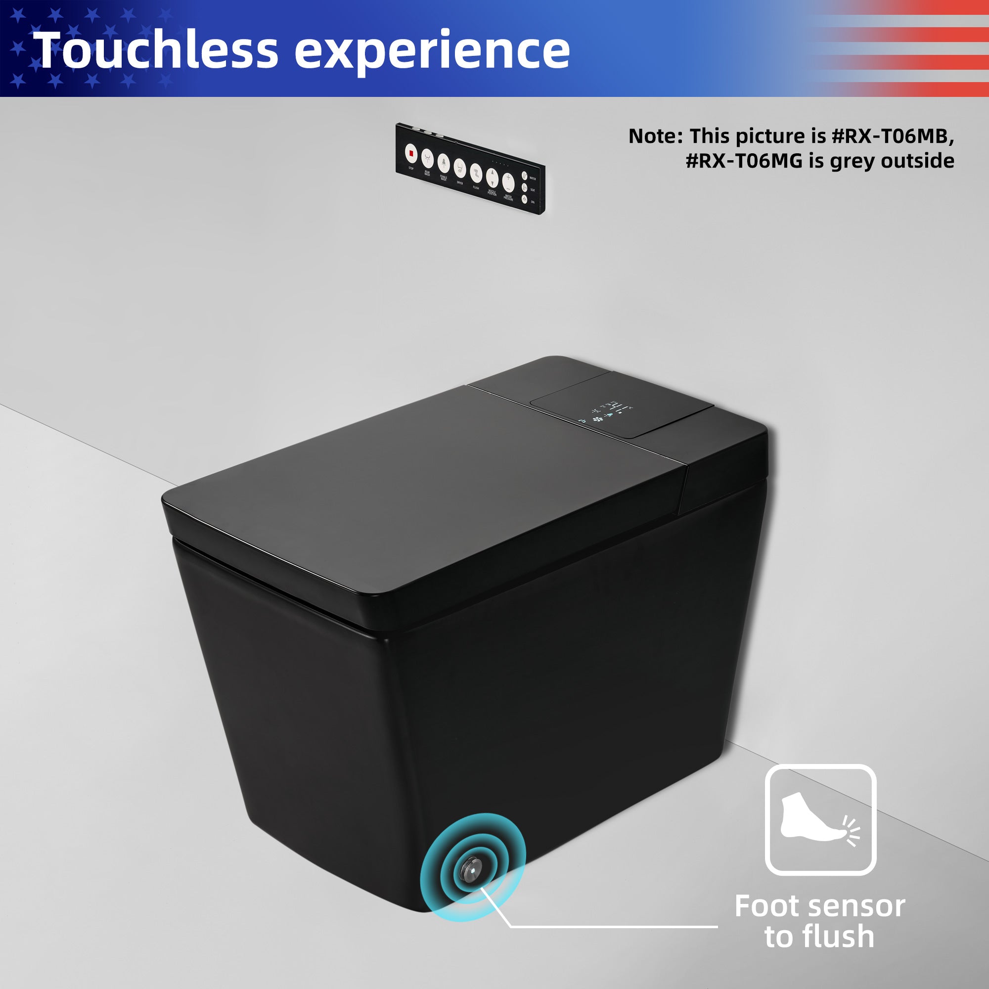 Toilettes intelligentes avec bidet intégré RX-T06MG